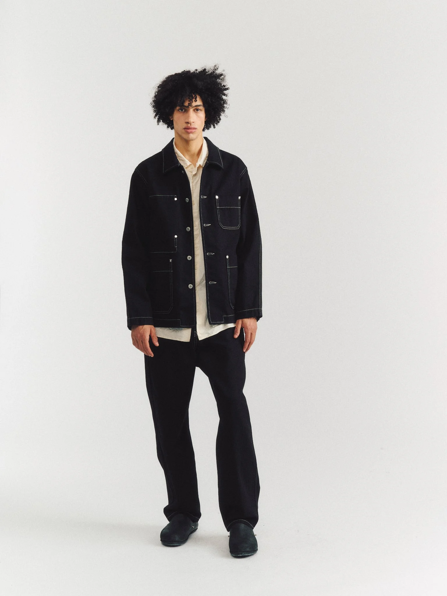 CAMILLE JACKET - DENIM M - BLACK - 1