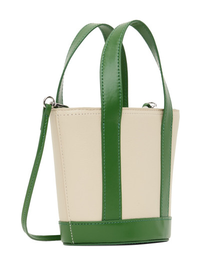 STAUD Off-White & Green Allora Micro Bag outlook