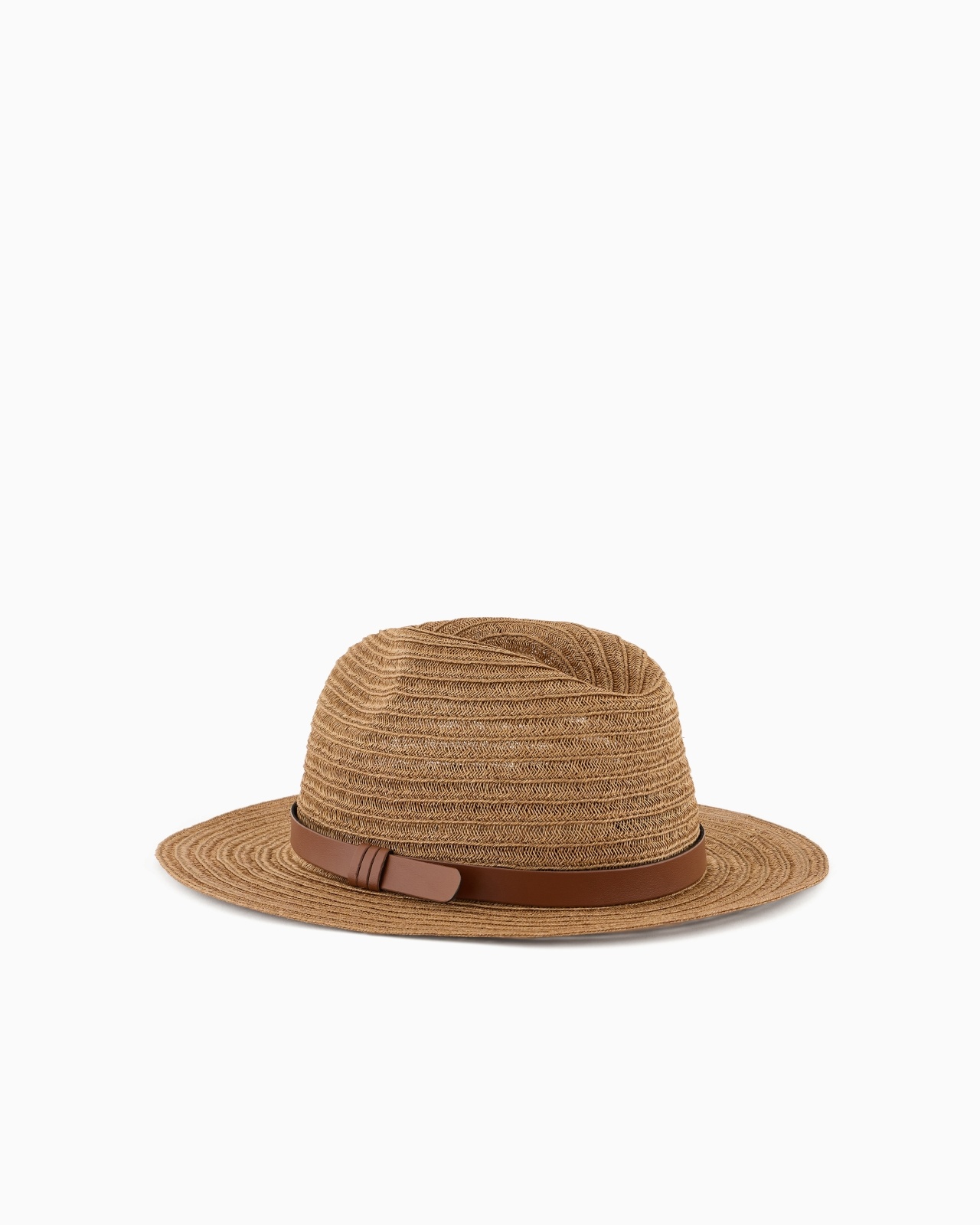 BRAIDED HEMP HAT WITH BAND - 2
