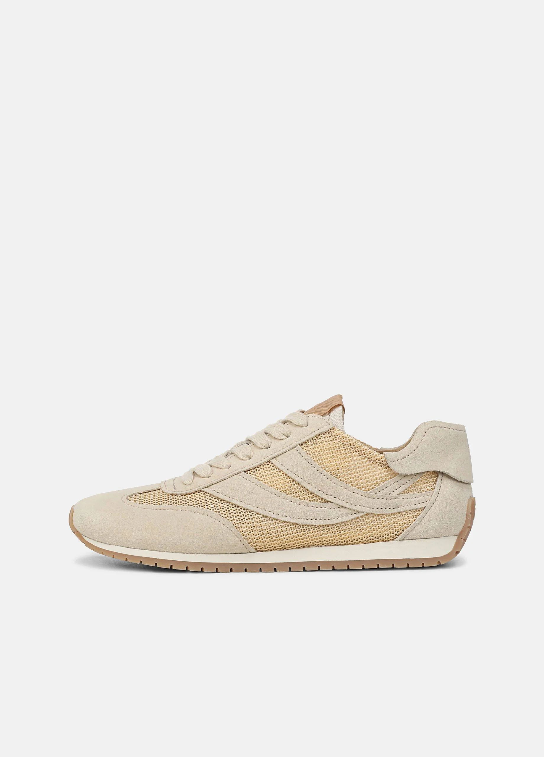 Oasis Raffia & Suede Runner Sneaker - 1