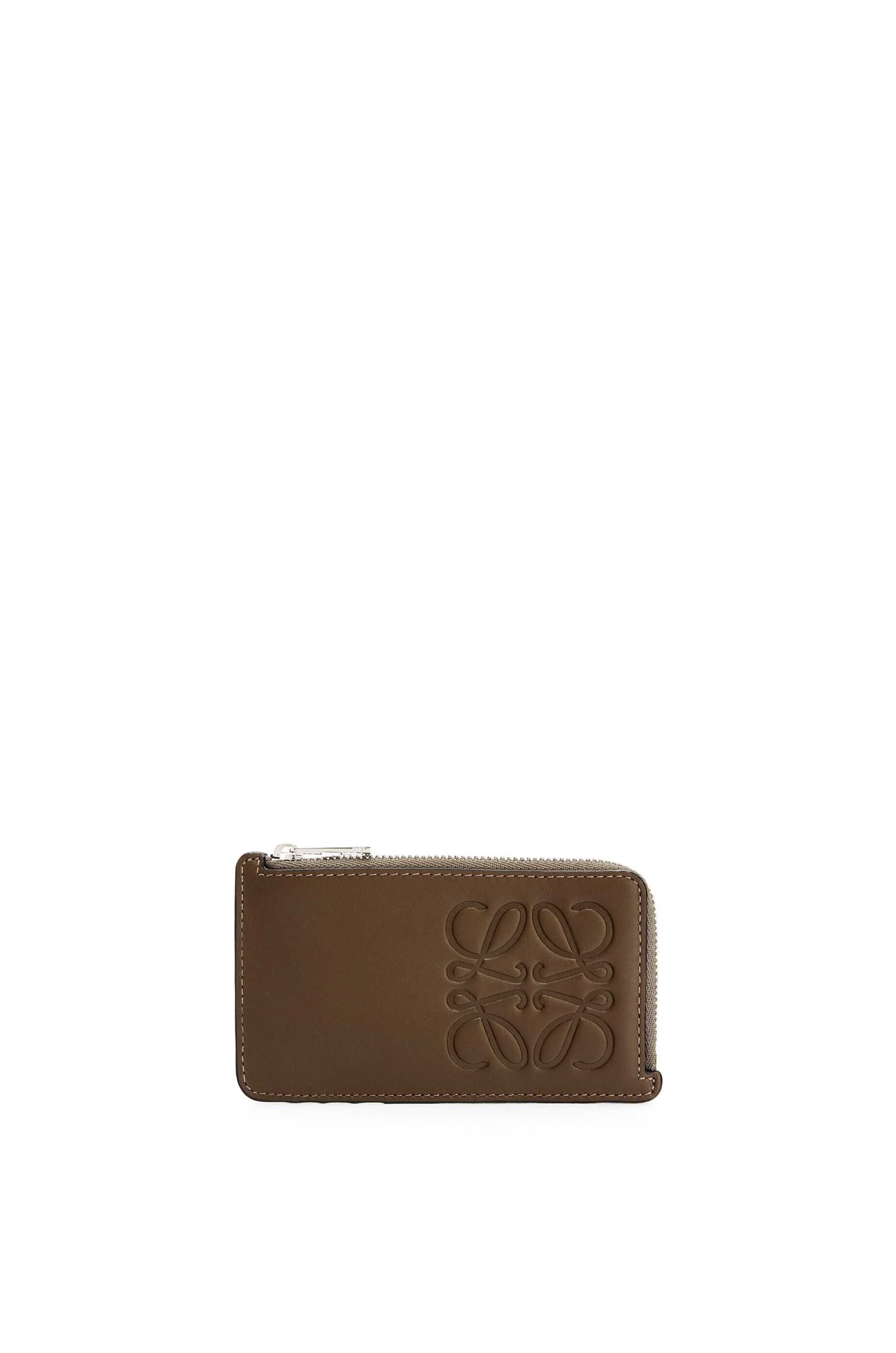 Brand coin cardholder in smooth calfskin - 1