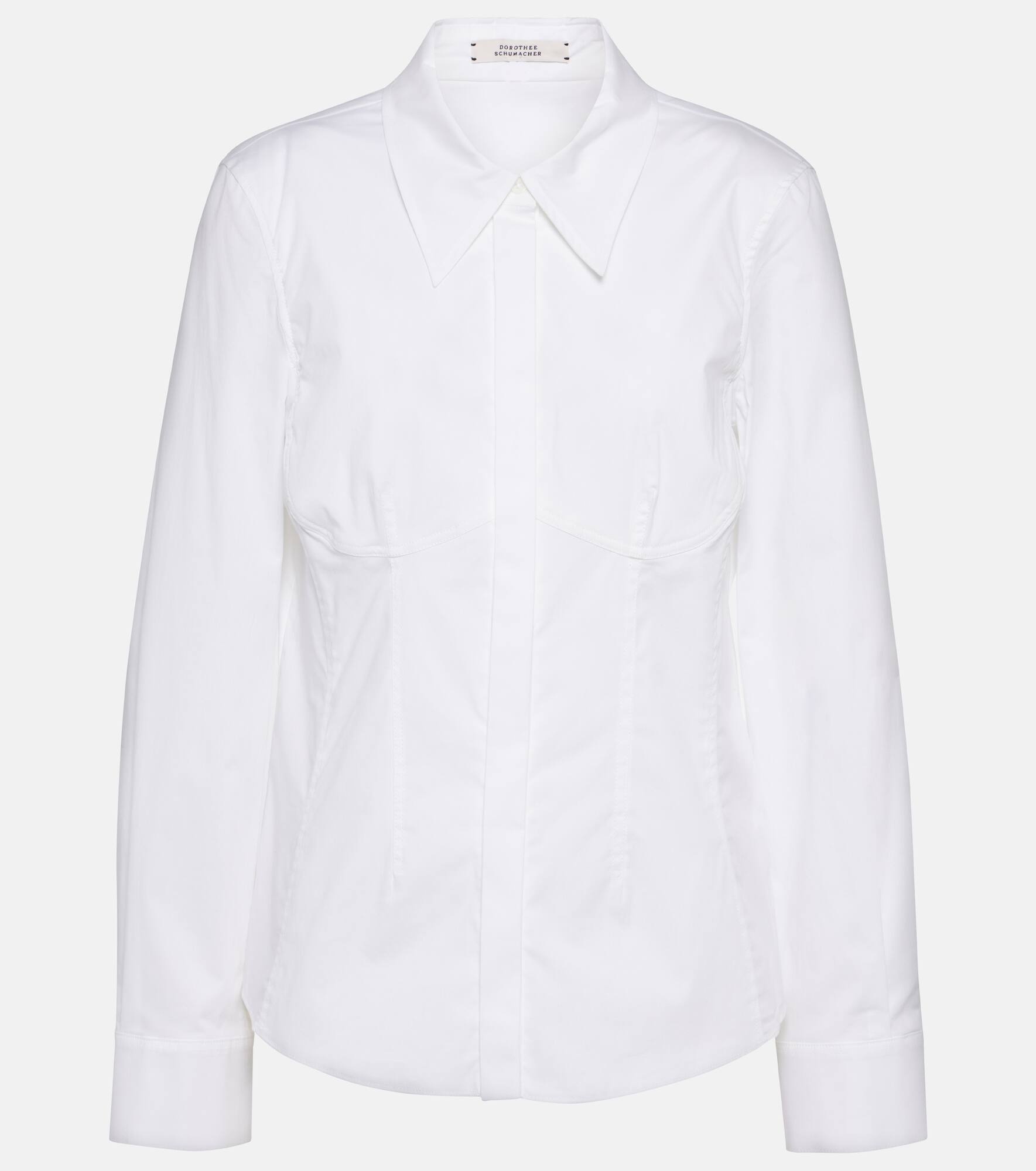 Poplin Power cotton-blend shirt - 1