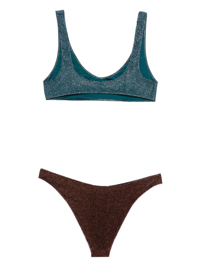 Oséree shimmer two-piece swimwear outlook