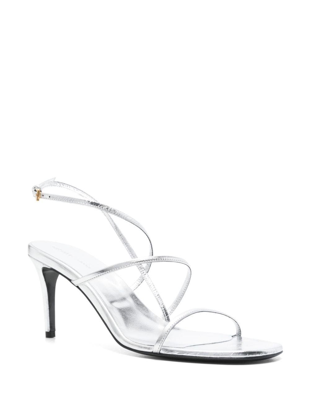 75mm metallic-effect sandals - 2