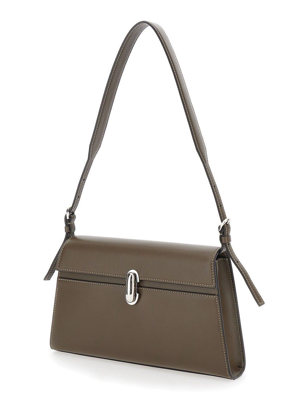 Savette Women Symmetry Shoulder Bag In Smooth Calf Leather - 2