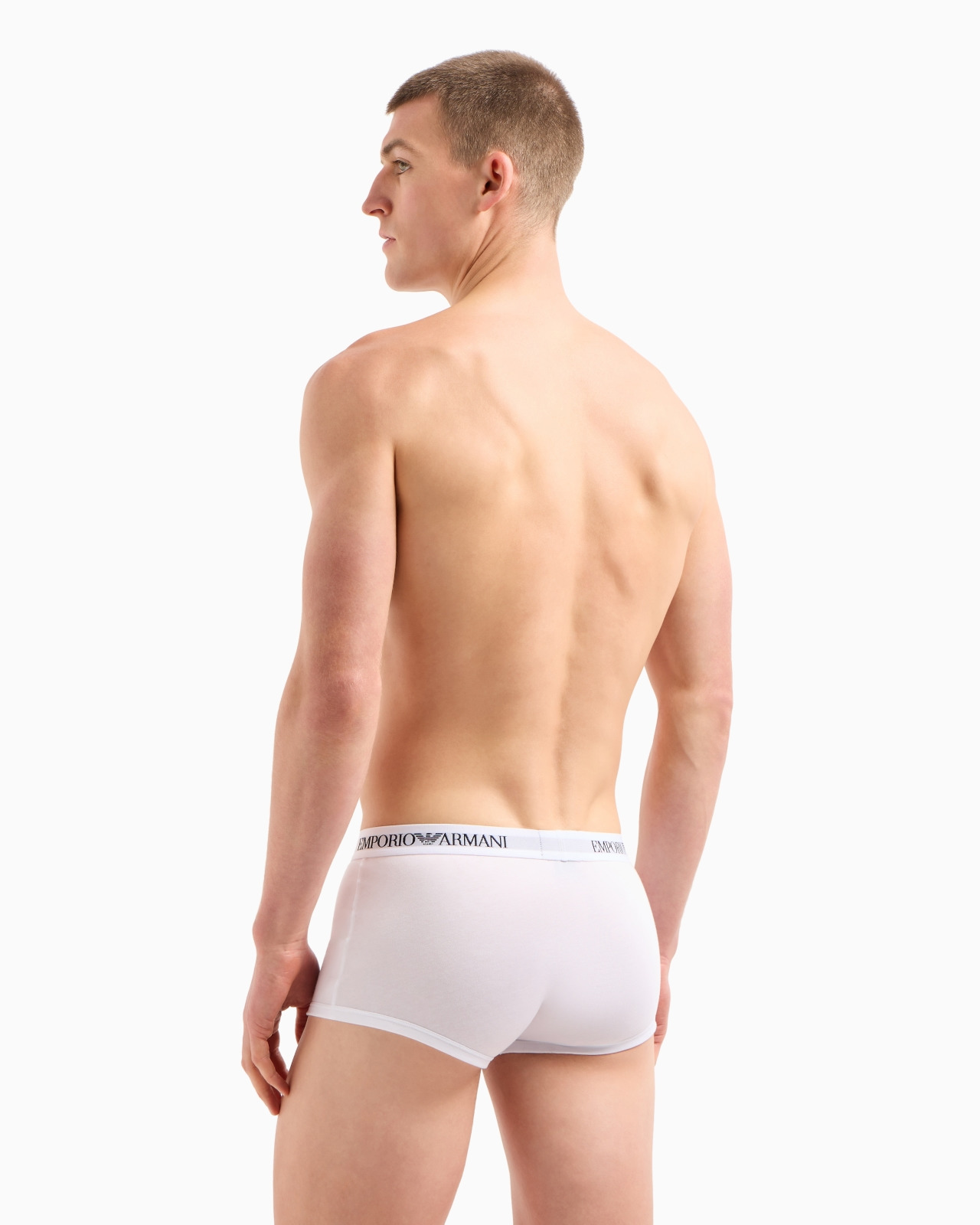 Three-pack of pure cotton basic boxer briefs - 3