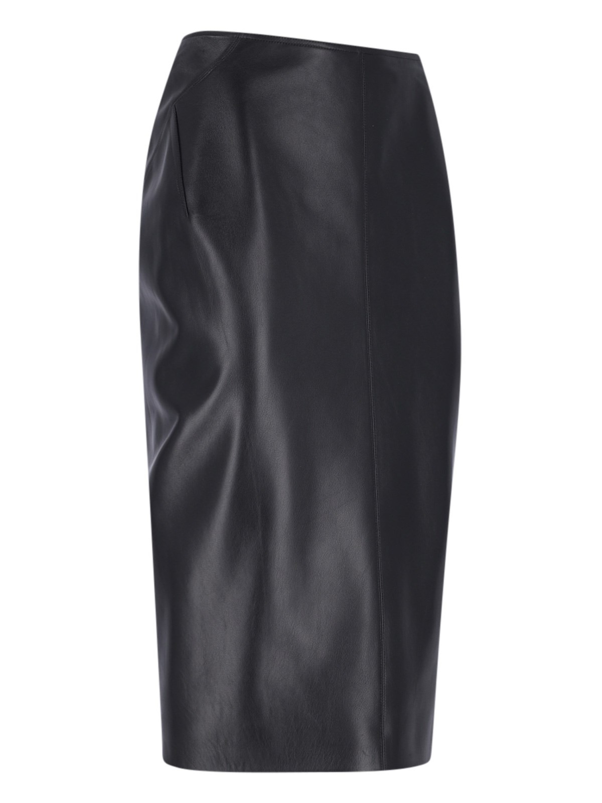 LEATHER SHEATH SKIRT - 3