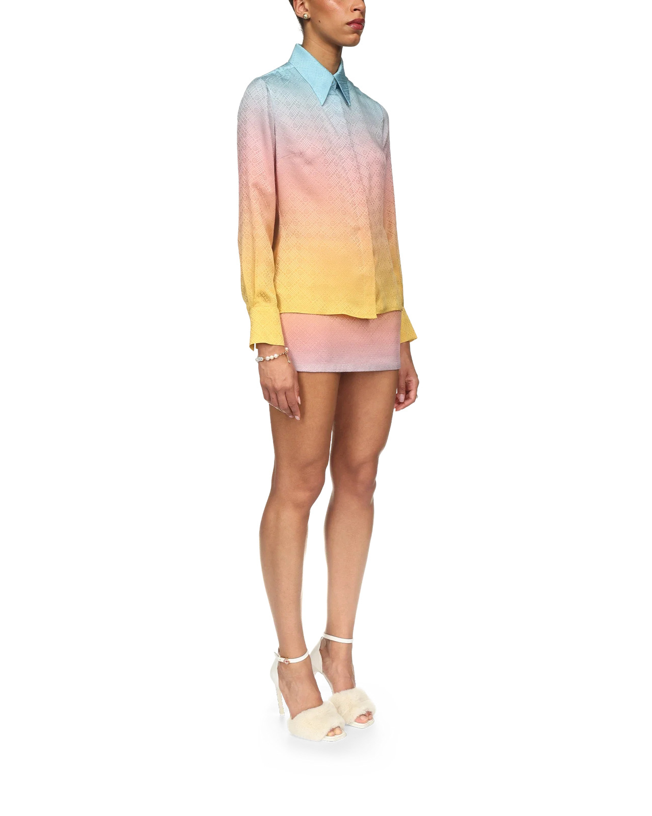 Ping Pong Gradient Silk Shirt | Casablanca Paris - 5