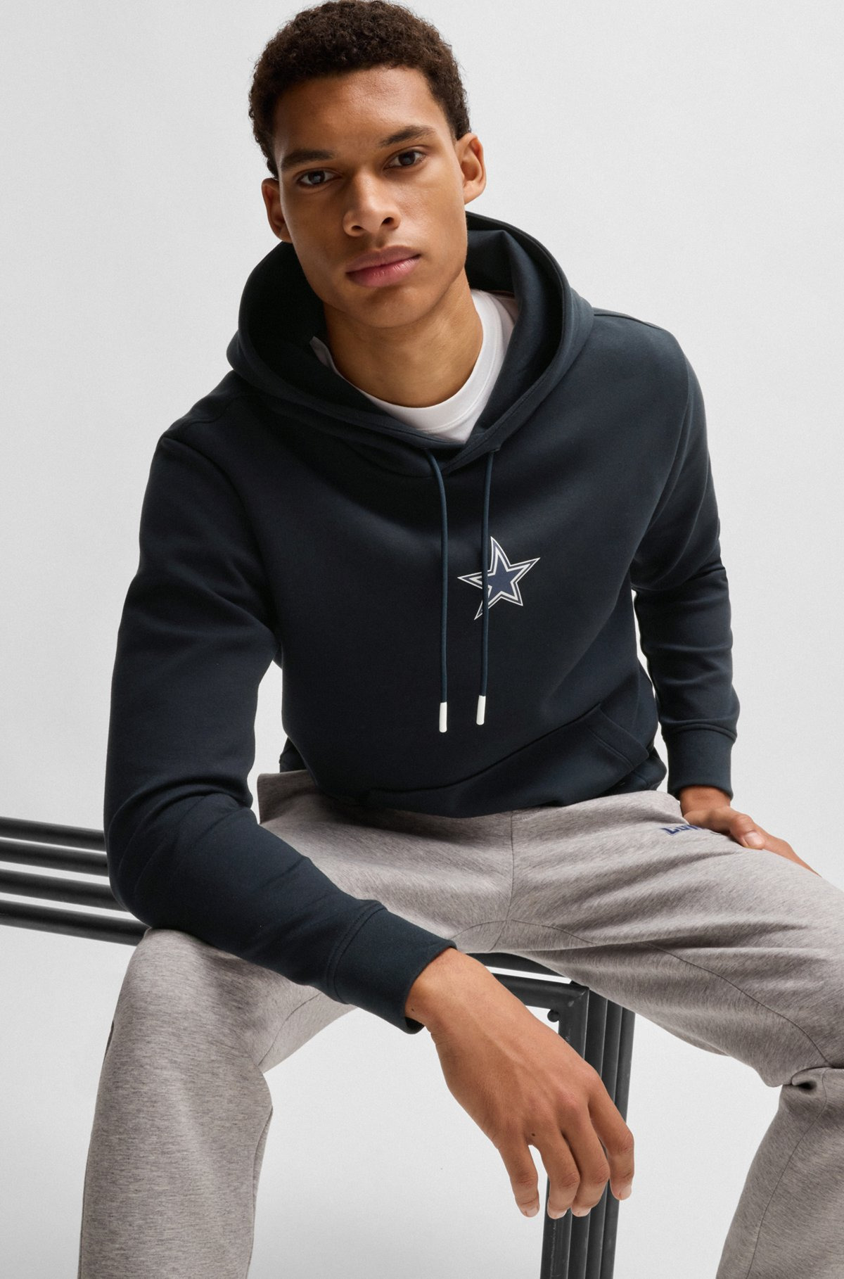 BOSS X NFL INTERLOCK HOODIE WITH SPECIAL BRANDING - 3