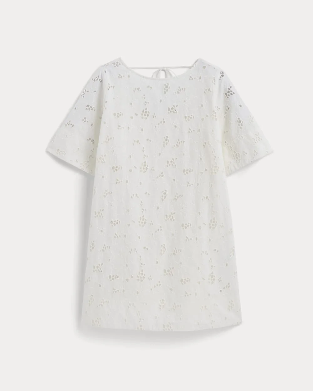 THE EYELET MINI SHIFT DRESS - 1