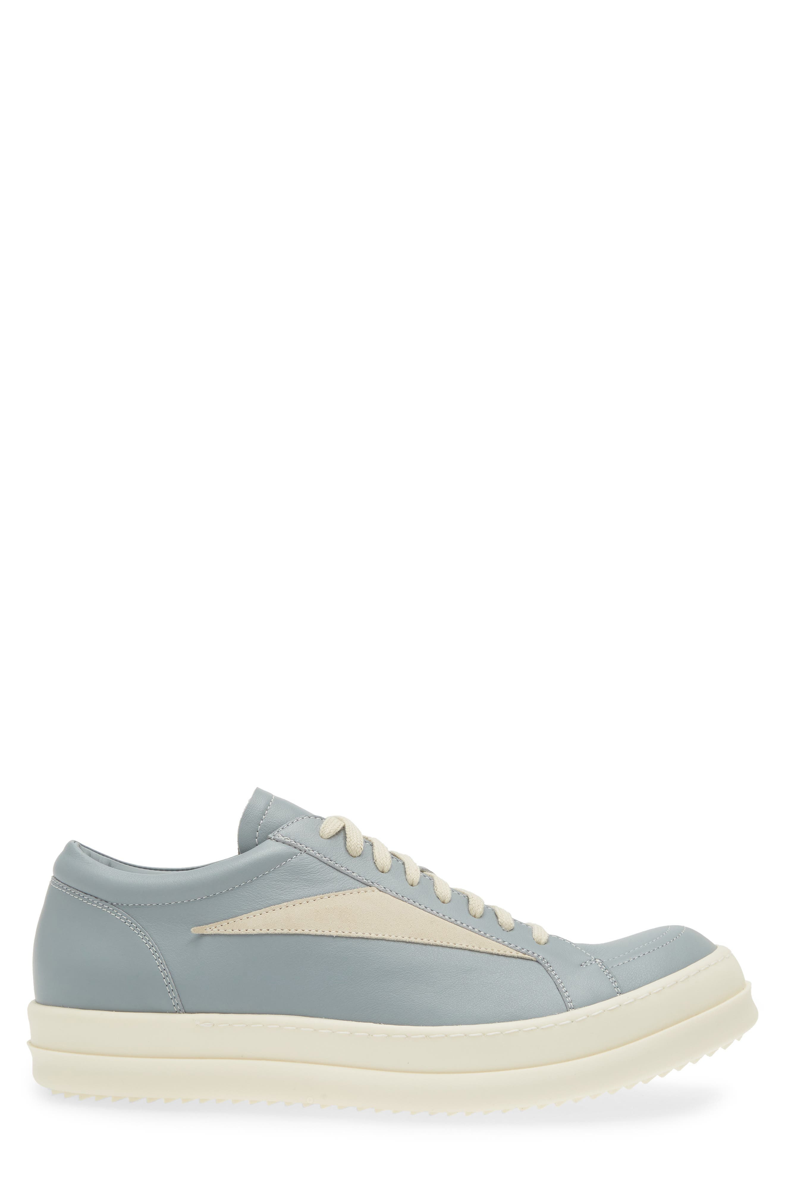 Rick Owens Porterville Low Top Sneaker in Blue/Milk/Milk at Nordstrom - 3