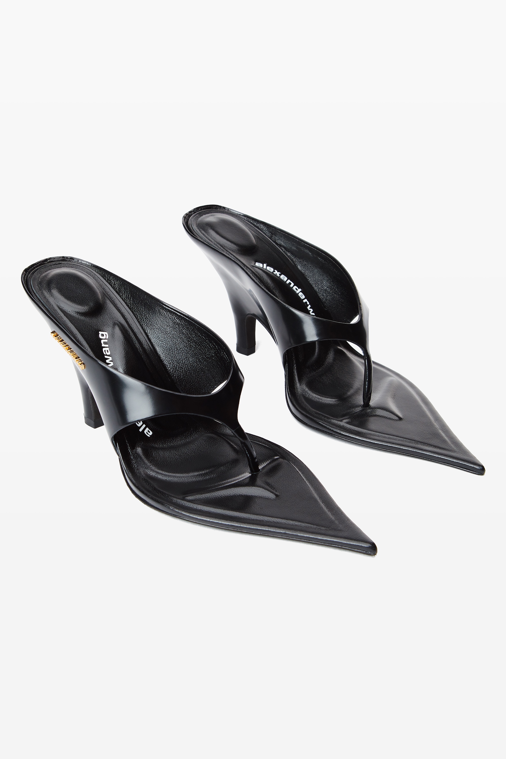 Irina Pointy Toe Sandal in Calf Leather - 2