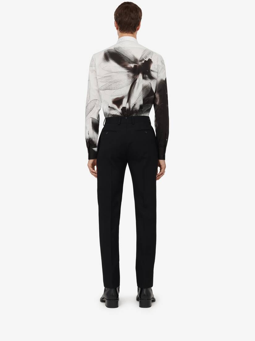 Men's Dragonfly Shadow Shirt in Black/white - 4