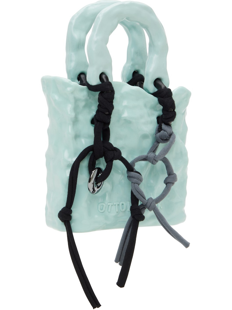 OTTOLINGER SSENSE Exclusive Blue Signature Ceramic Bag outlook