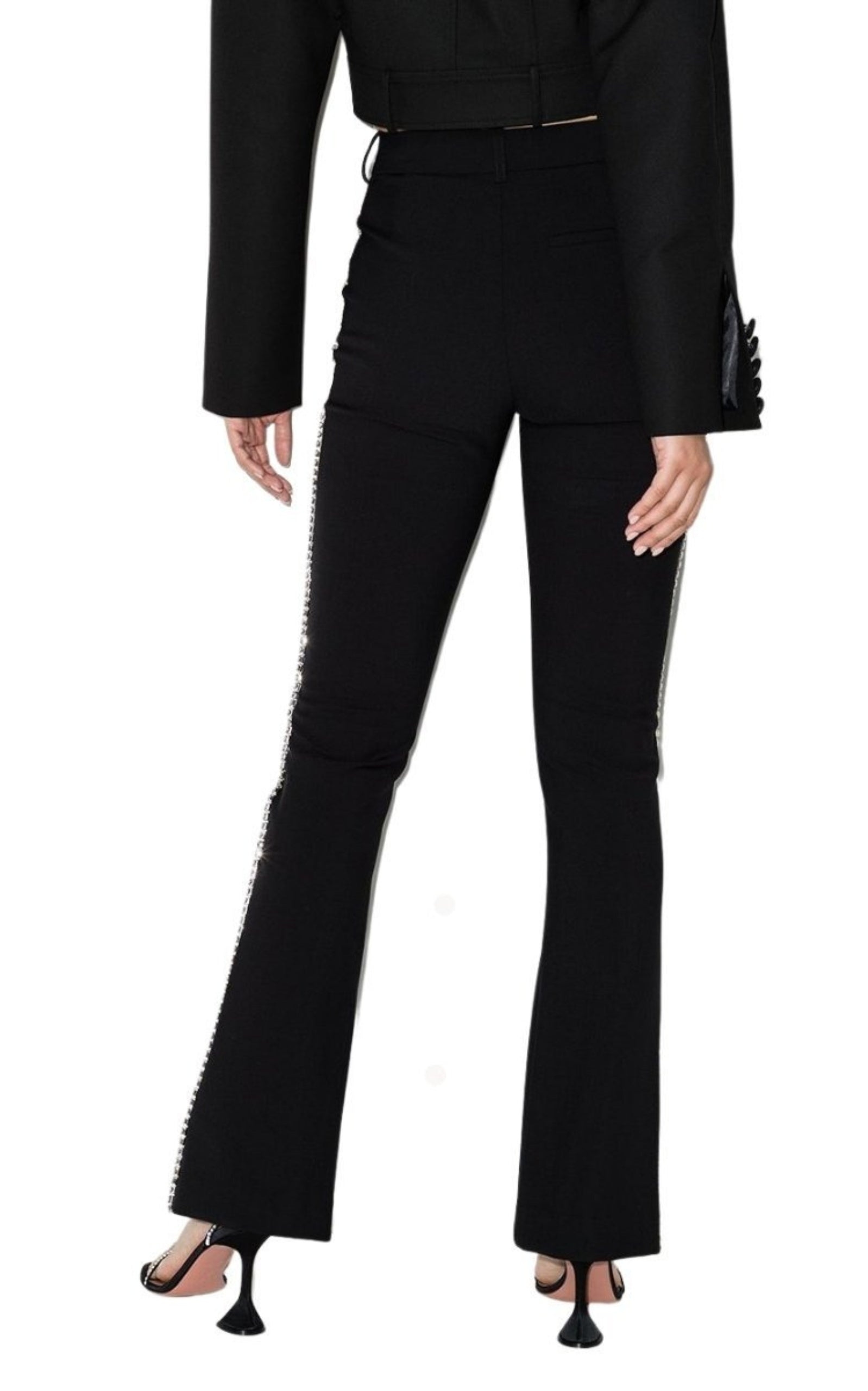 Fitted Jeweled Pants - 4