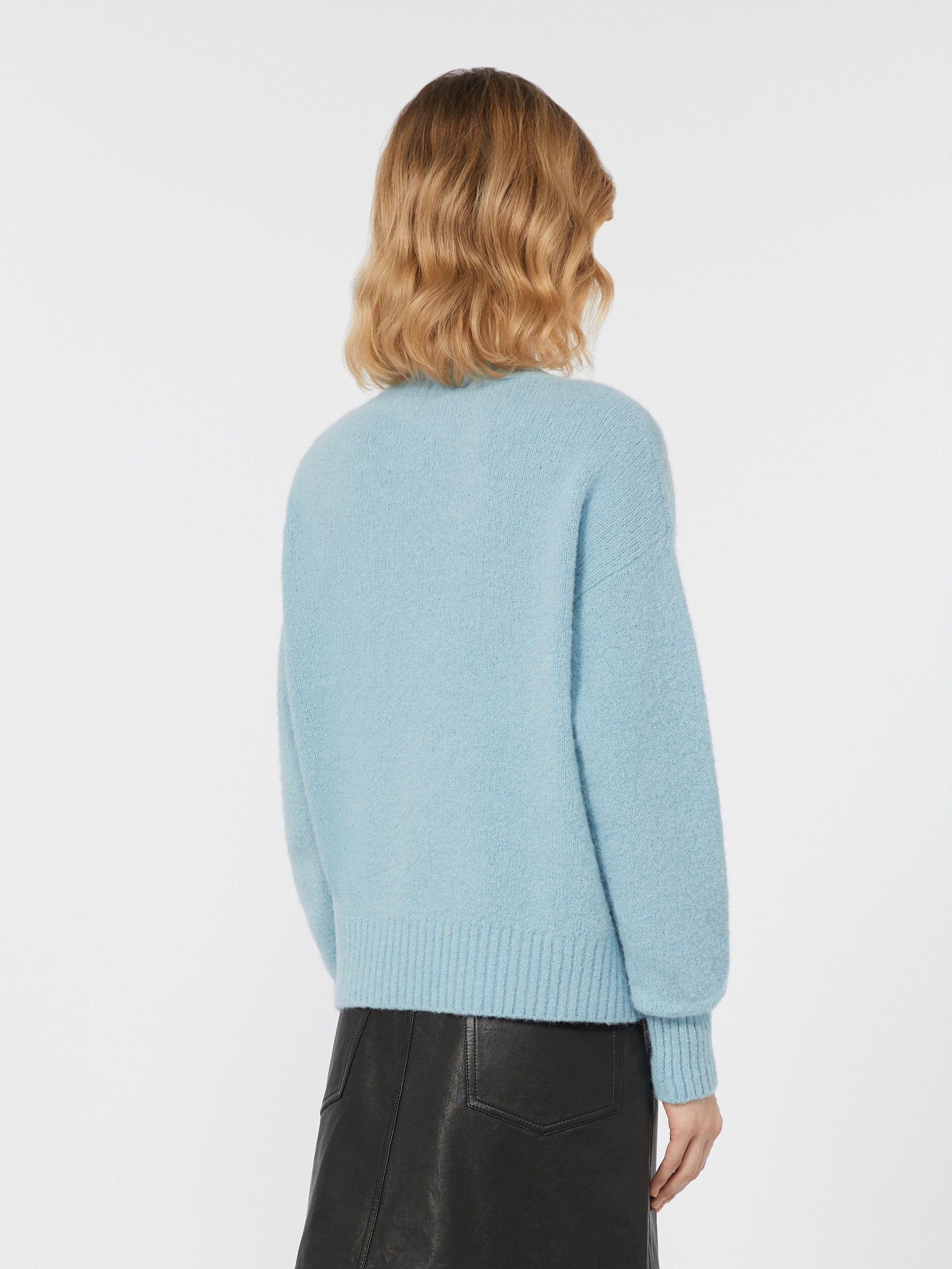 VISITA Alpaca and cotton V-neck jumper - 4