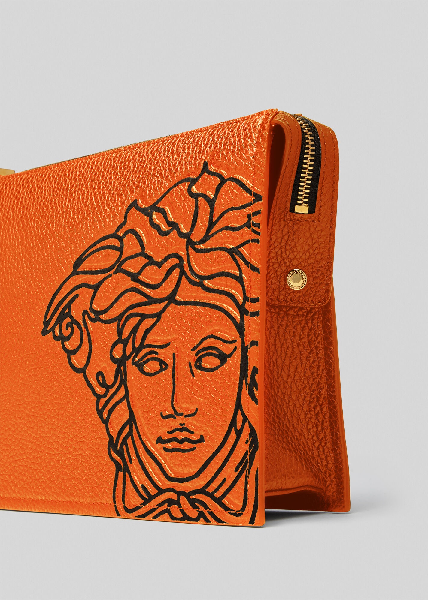 Pop Medusa Leather Pouch - 5