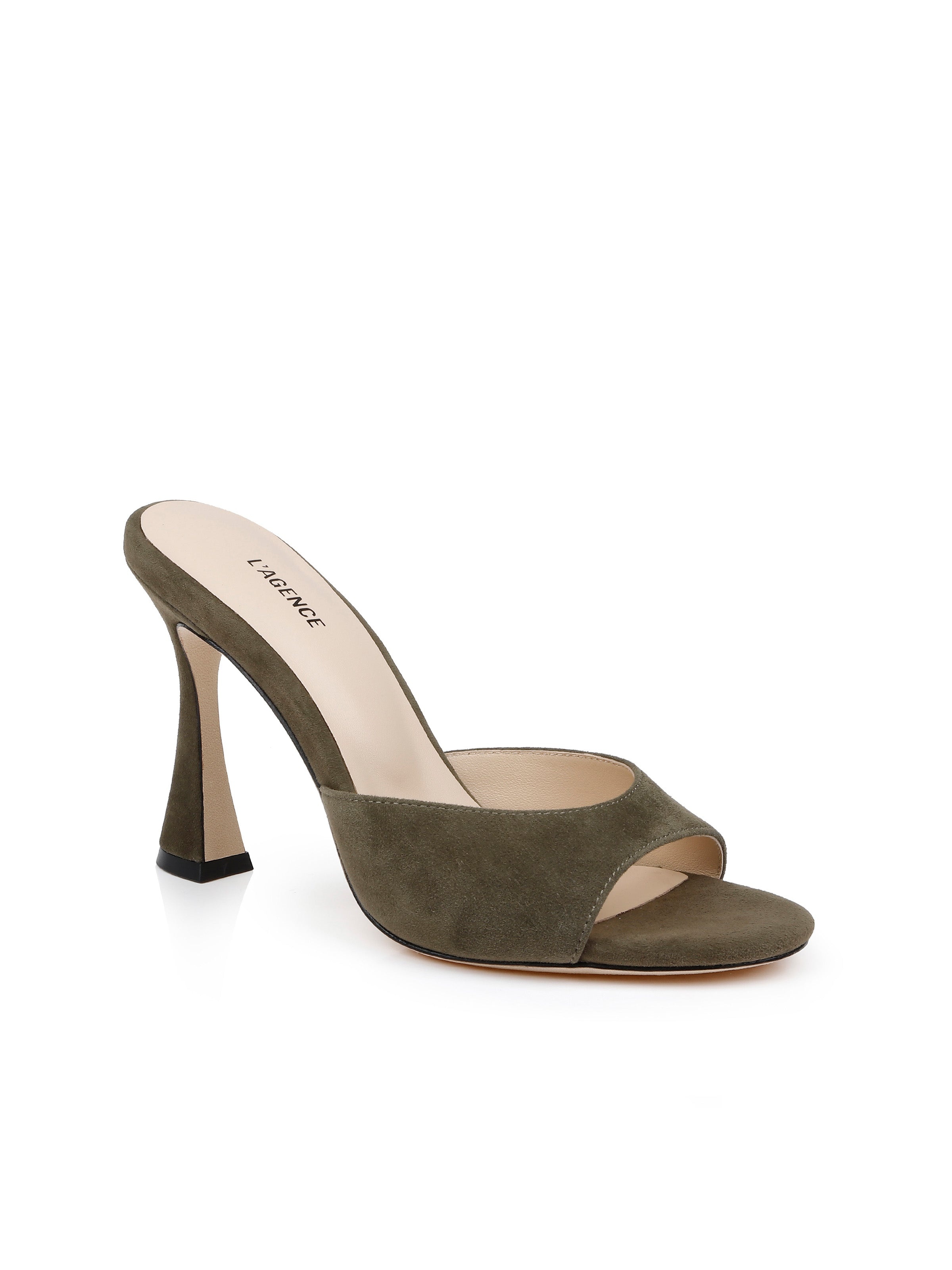 Avery Suede Open-Toe Mule - 2