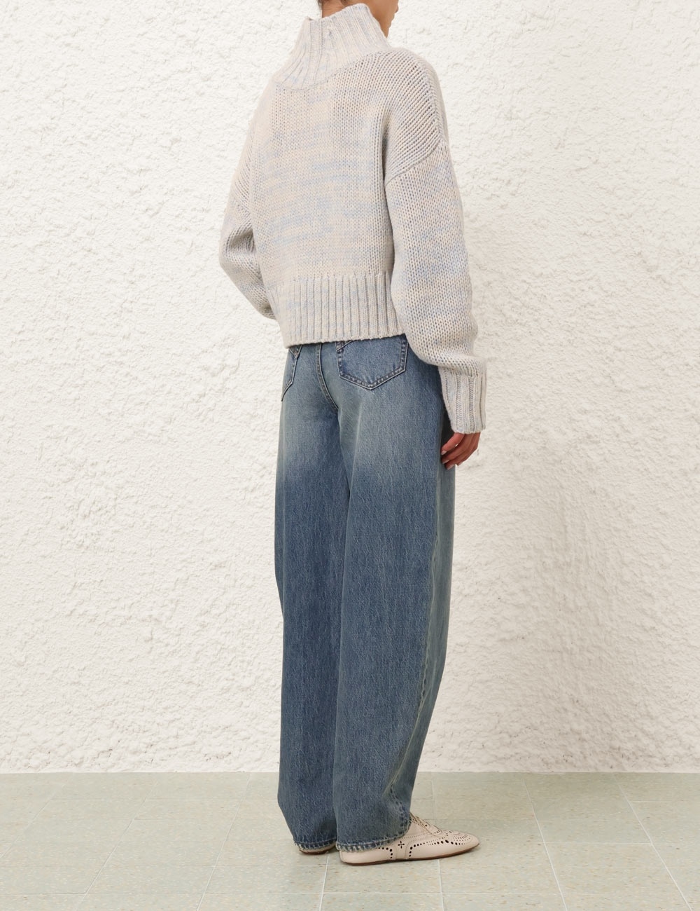 ILLUSTRATION MELANGE SWEATER - 4