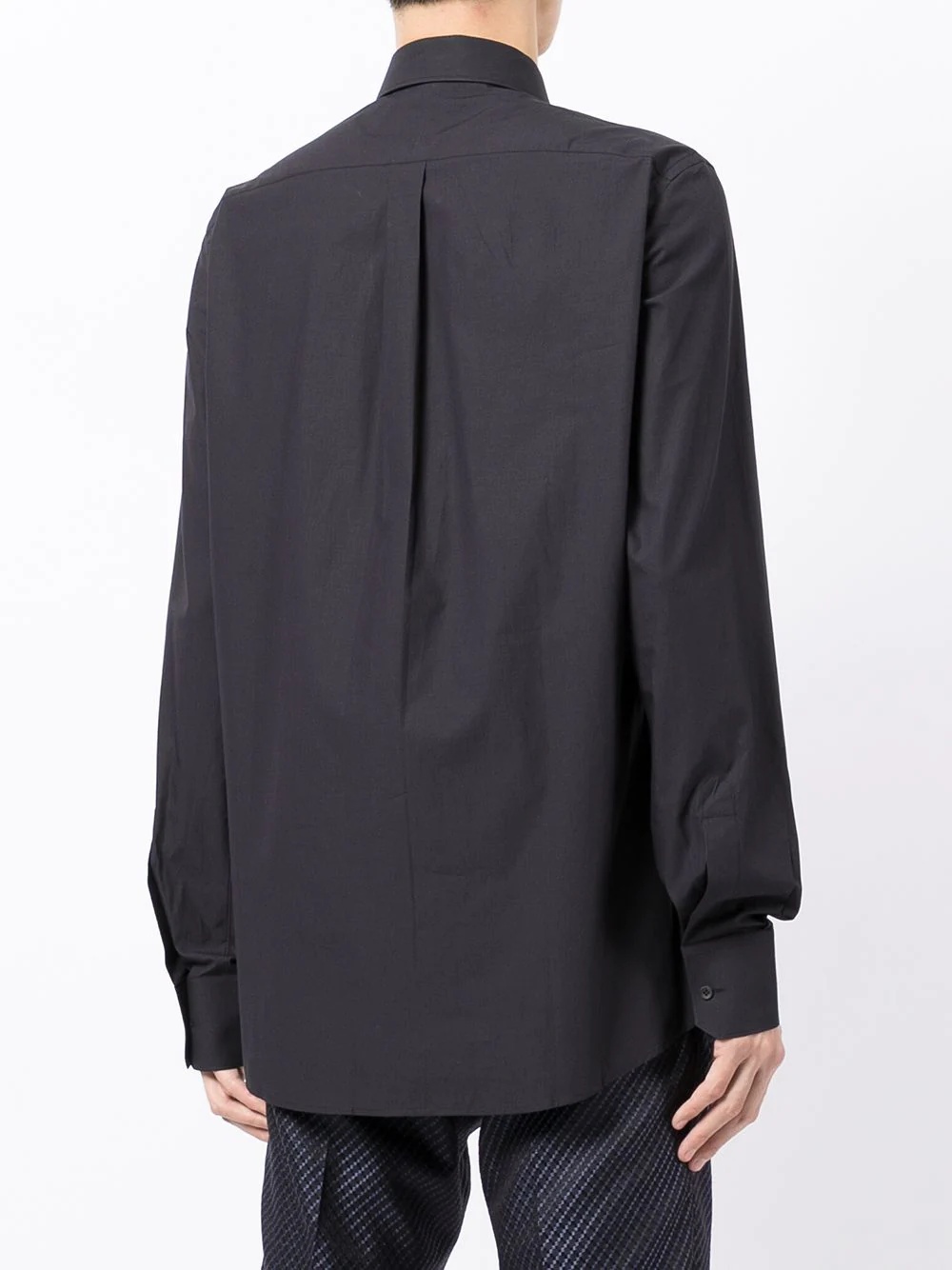 button-fastening long-sleeve shirt - 4