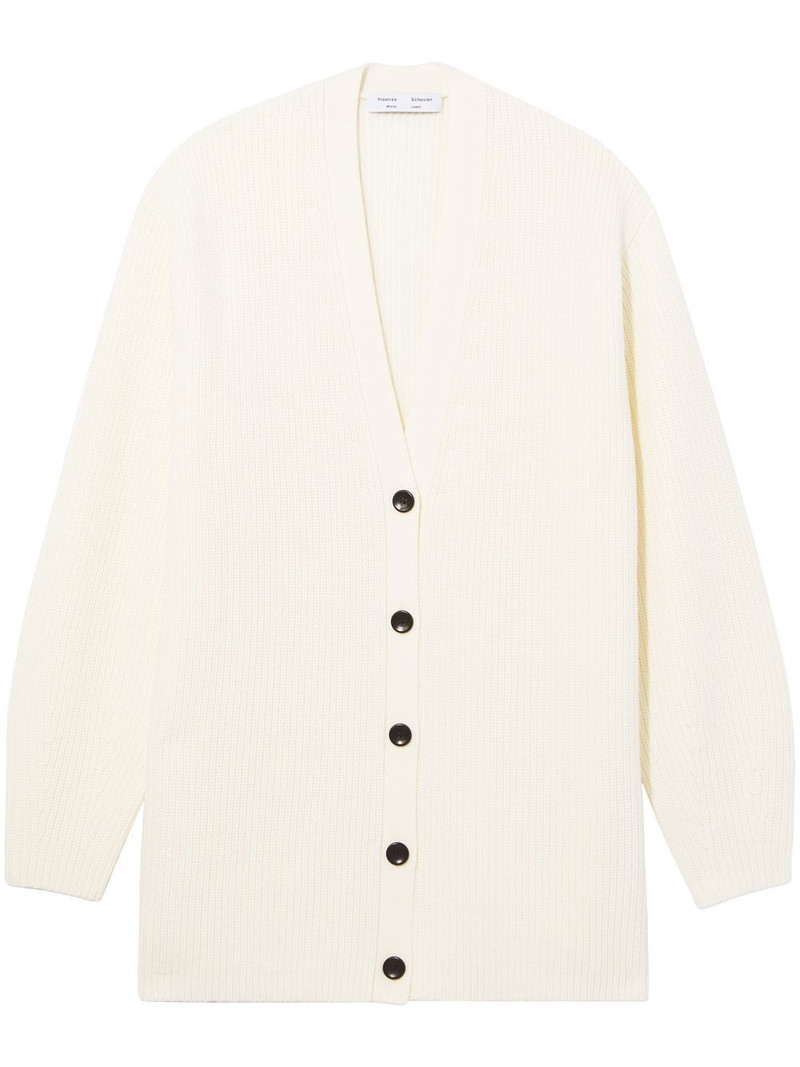 long-length knitted cardigan 1