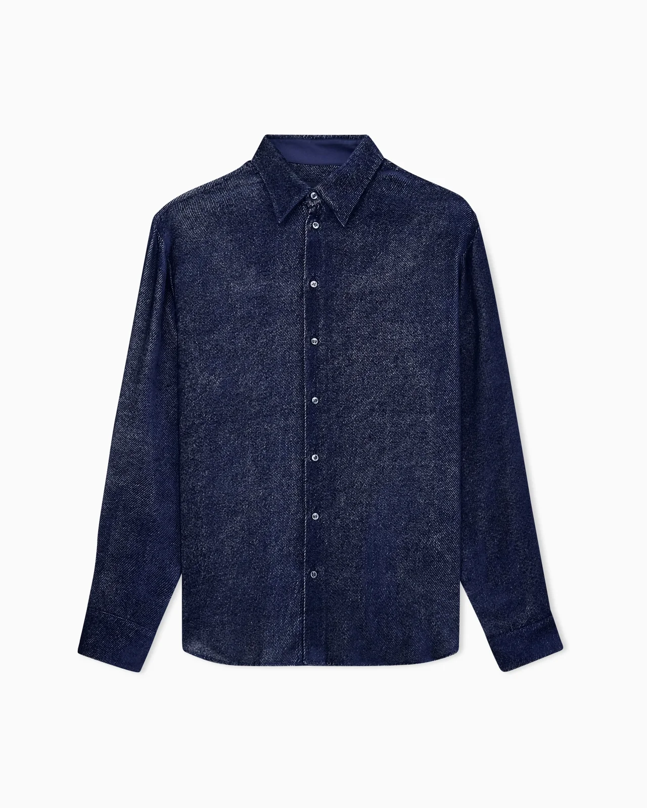 SHIRT SILK-BLEND DEVORÉ VELVET TWILL DESIGN - 1