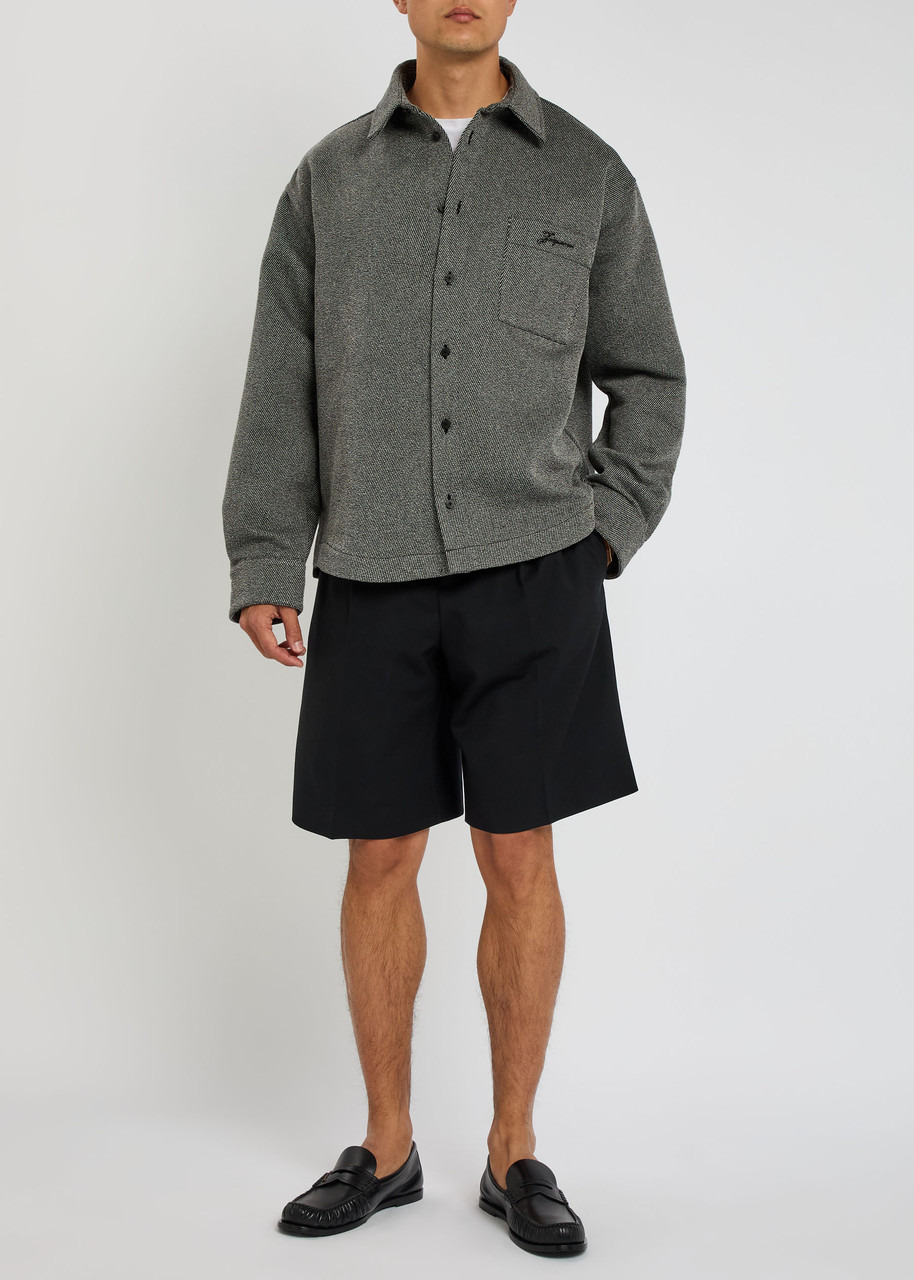 Jacquemus Le Short Ovalu Wool-blend Shorts - 4