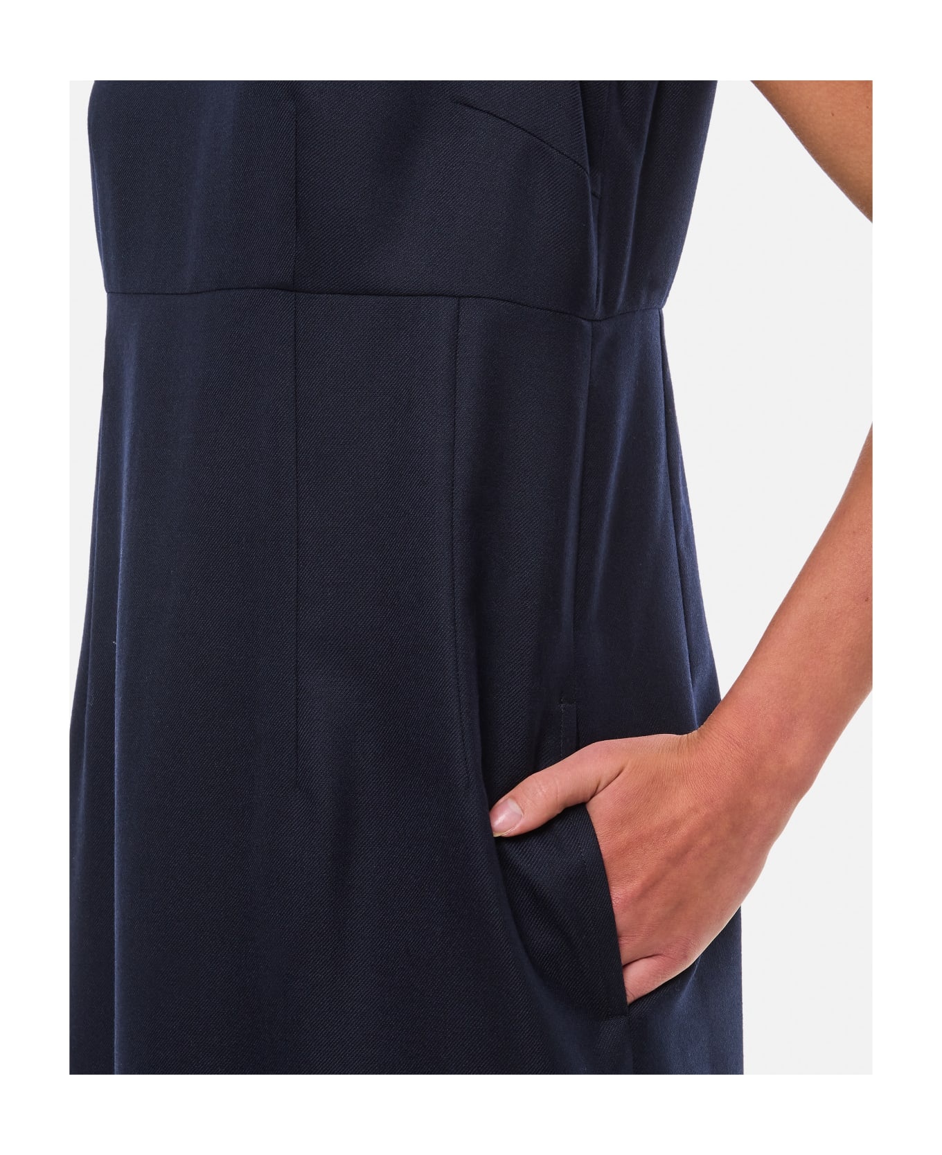 Wool Midi Dress - 4