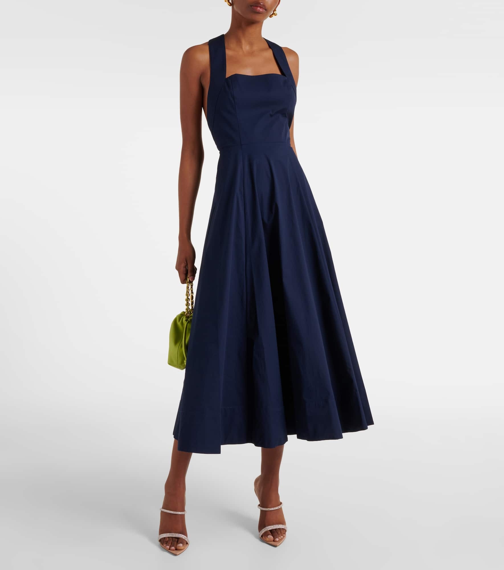 Teresa poplin midi dress - 2