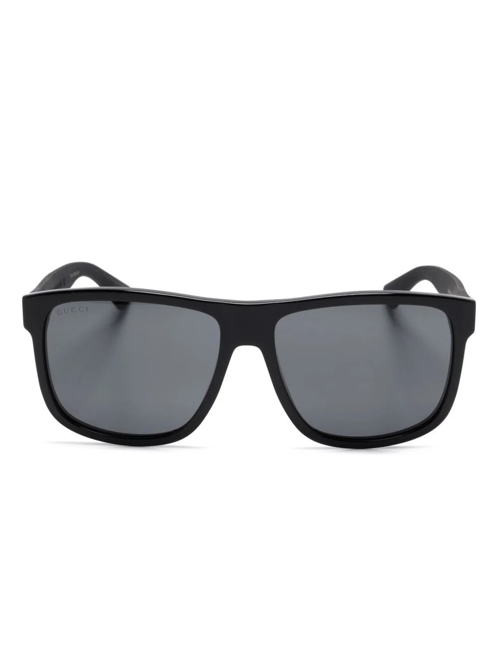 square-frame tinted sunglasses - 1