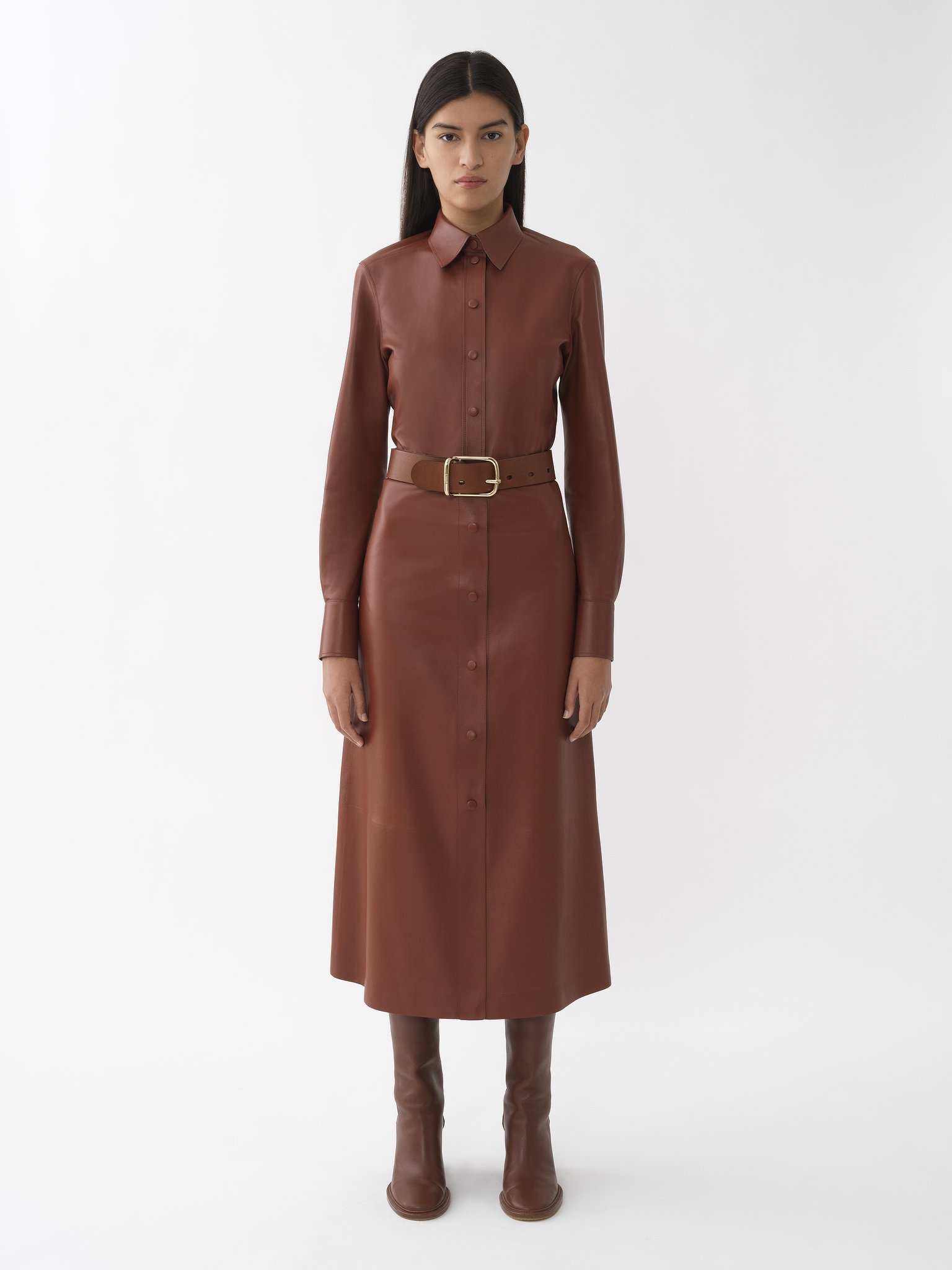 A-LINE MID-LENGTH SKIRT - 2