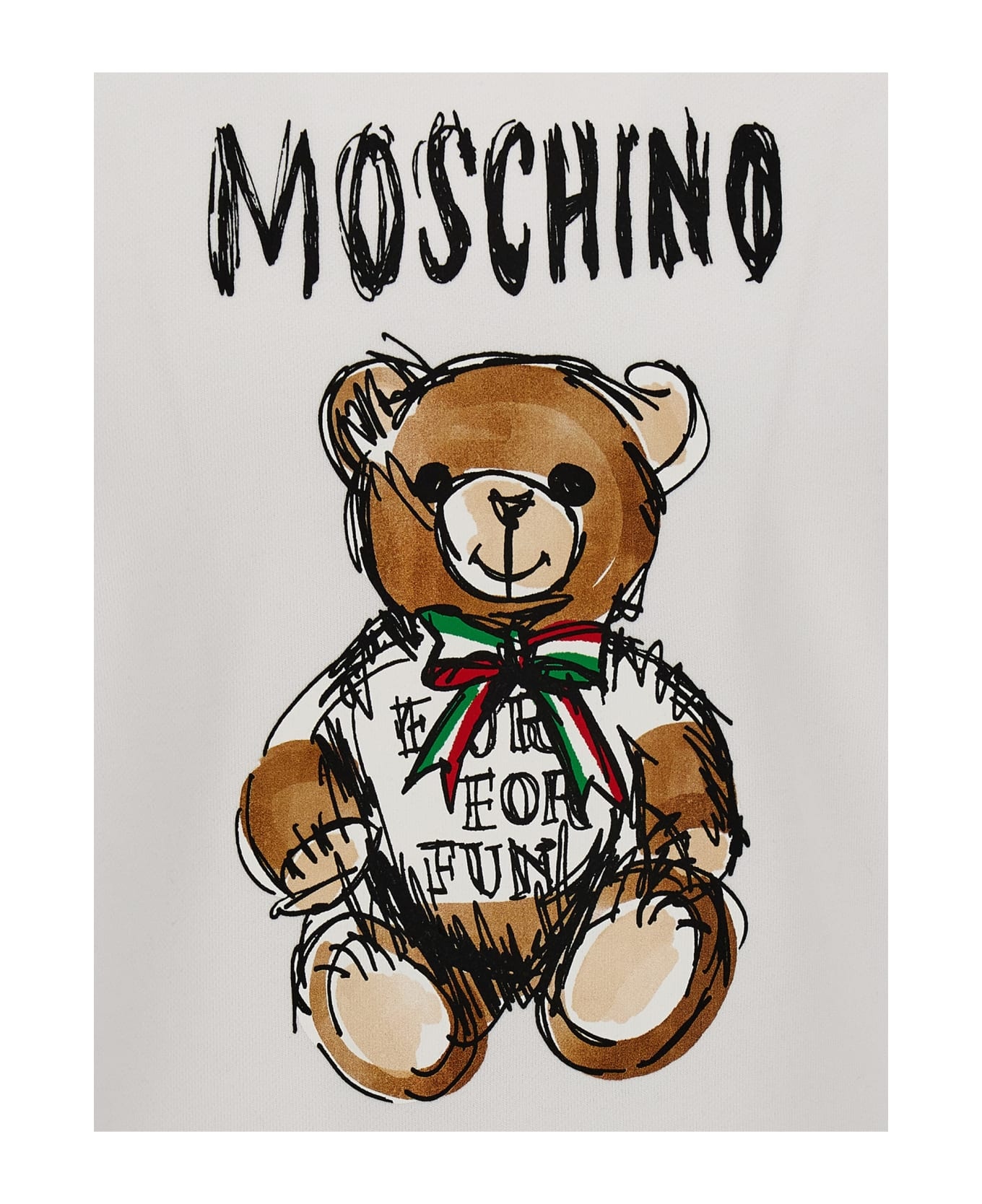 Teddy Print Sweatshirt - 4