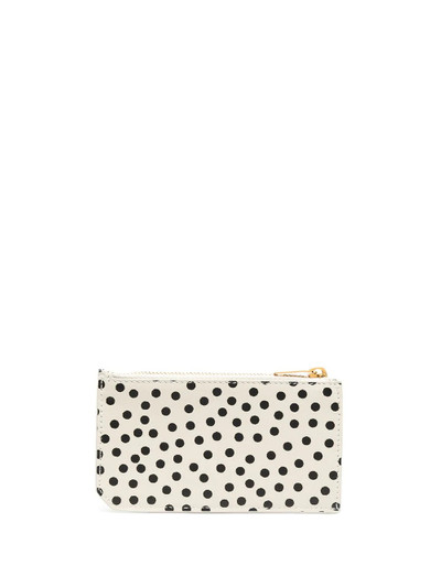 SAINT LAURENT Fragments polka dot cardholder outlook