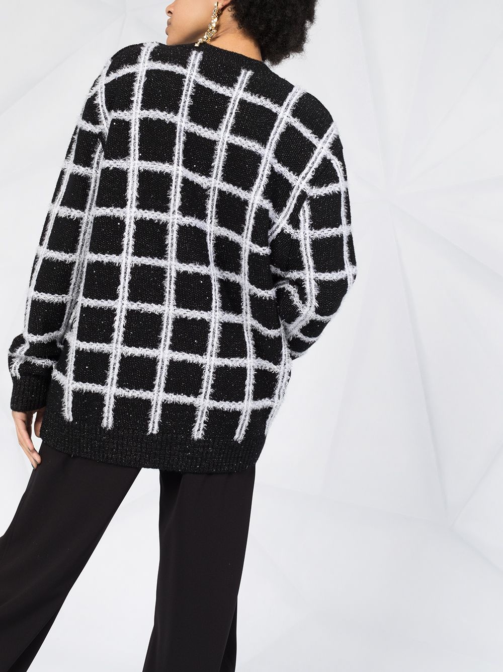 grid-pattern jumper - 3