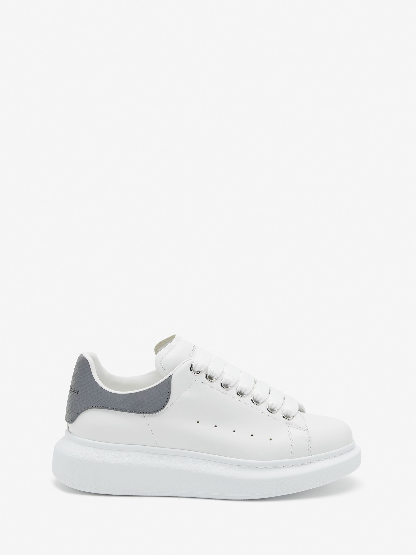 Women's Oversized Sneaker in White/grey - 1