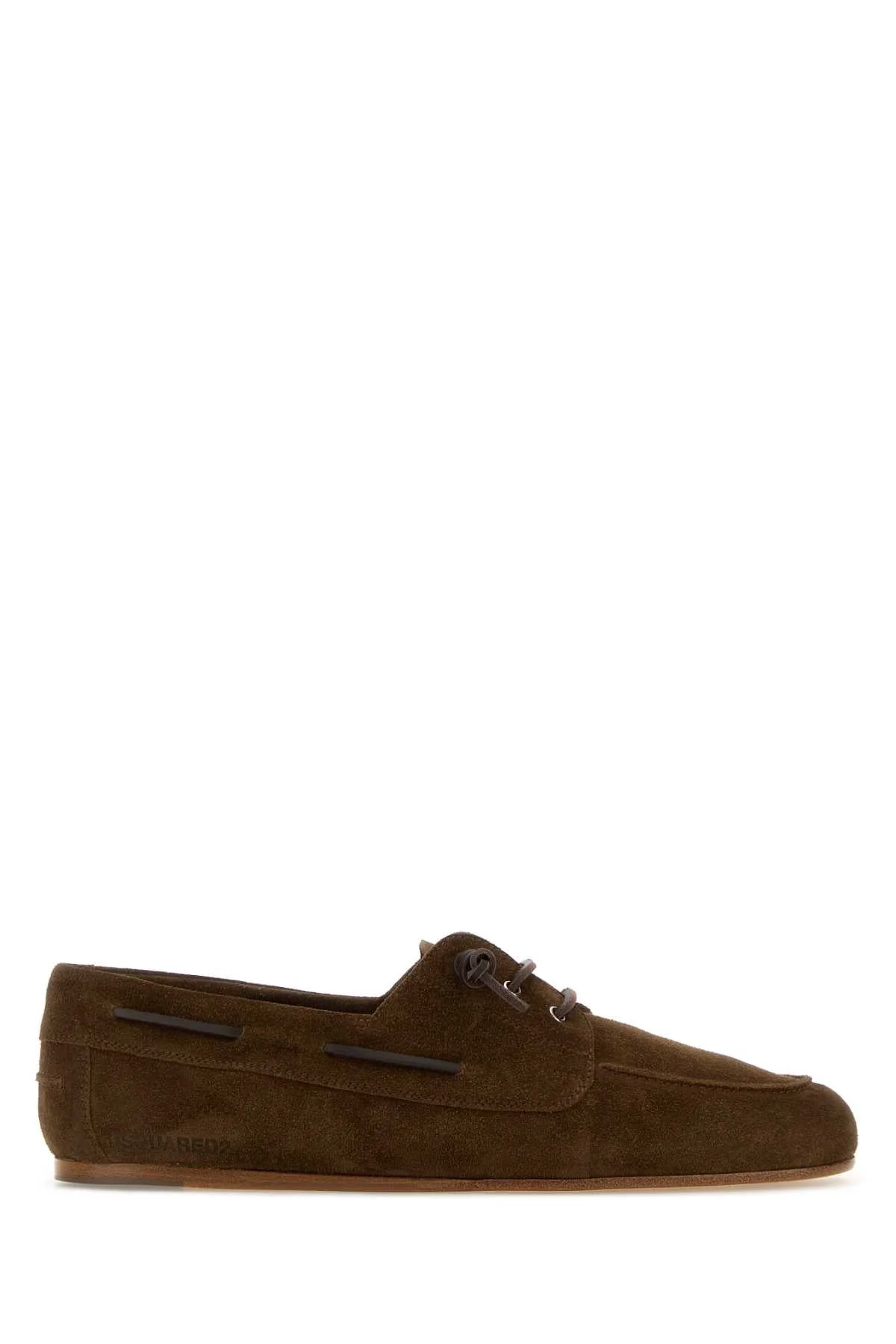 Dsquared Men Brown Suede D2 College Loafers - 1