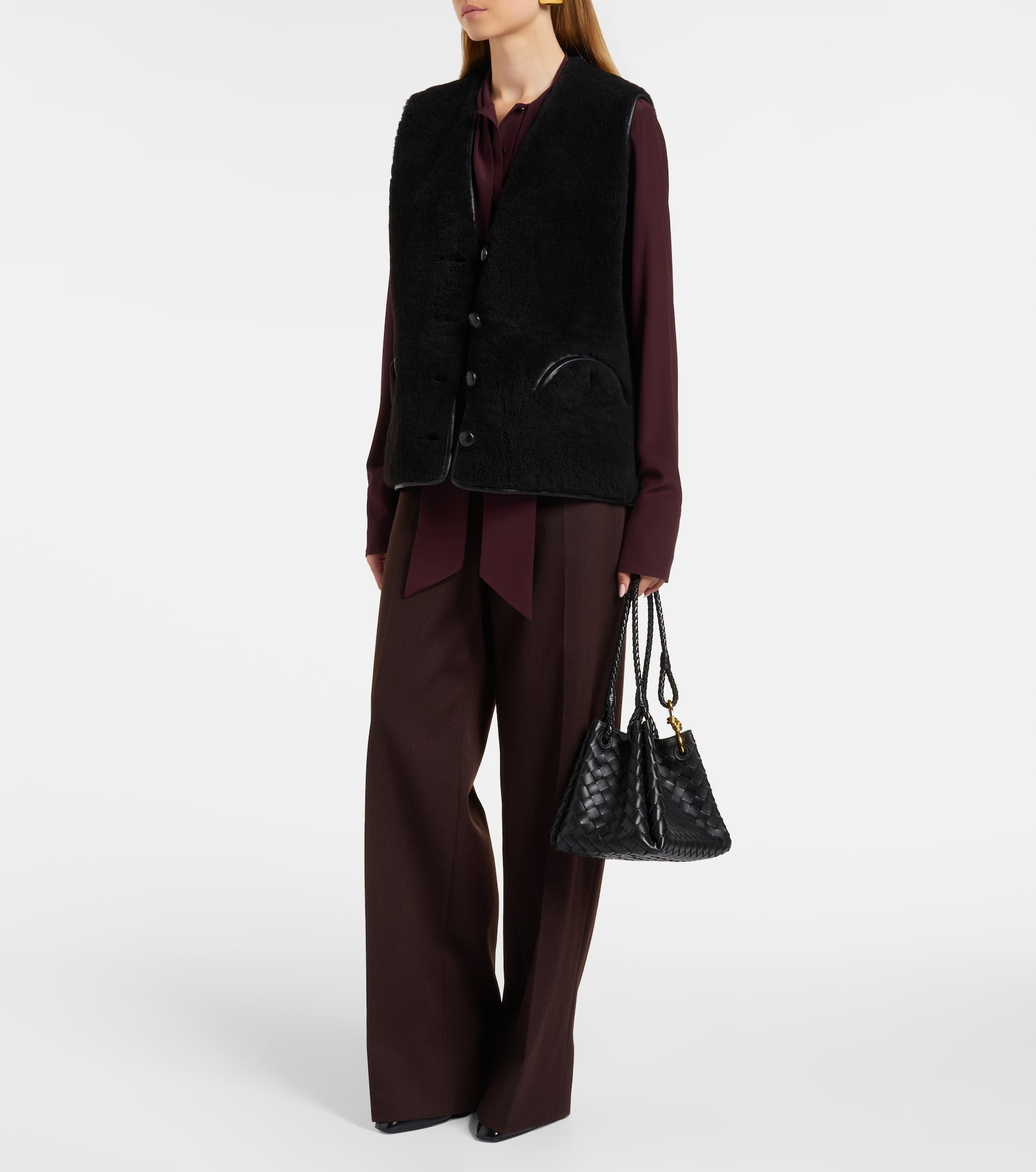 Gliss shearling vest - 2