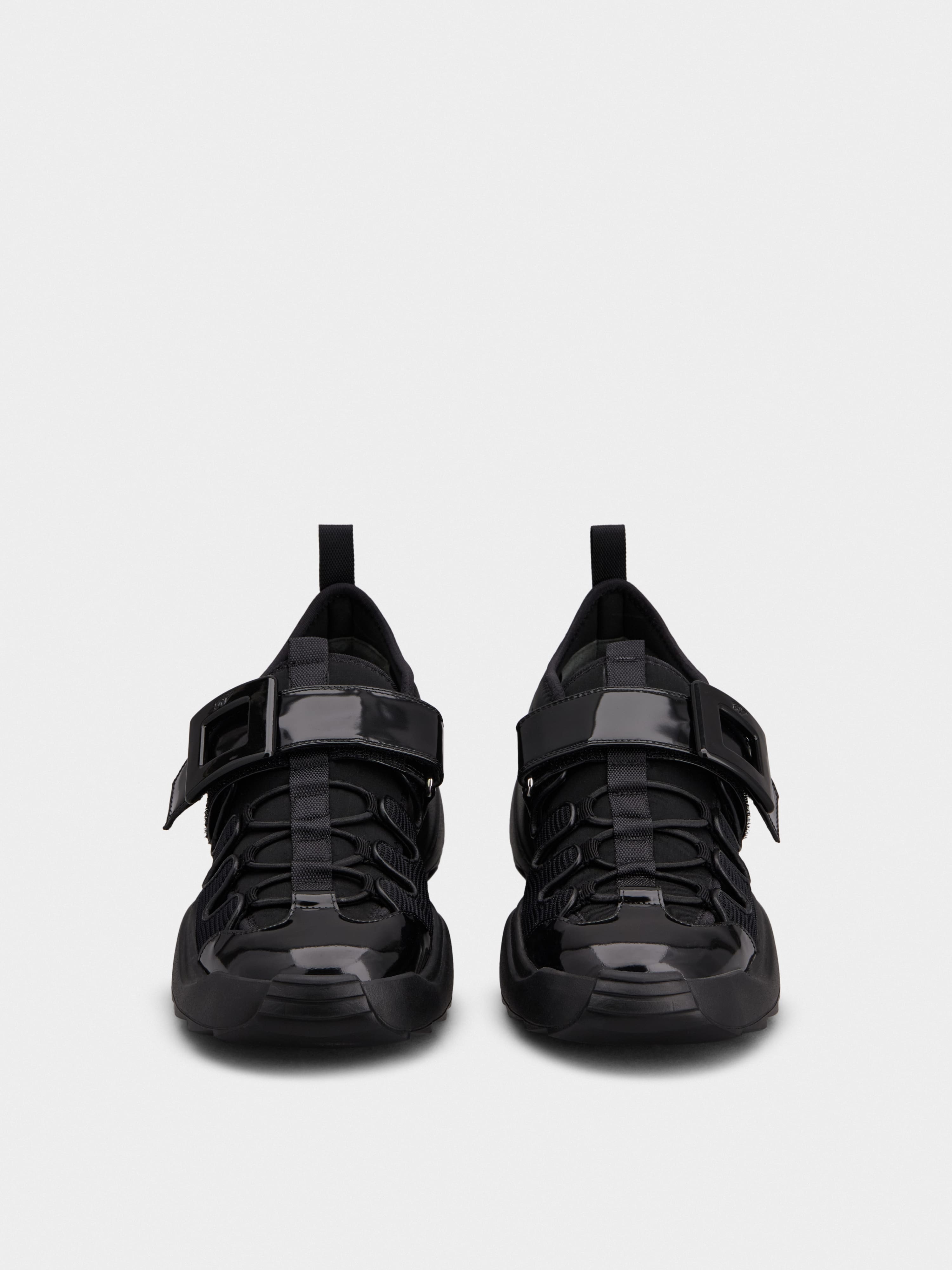 Viv' on the Run Trekky Sneakers in fabric and patent leather - 7