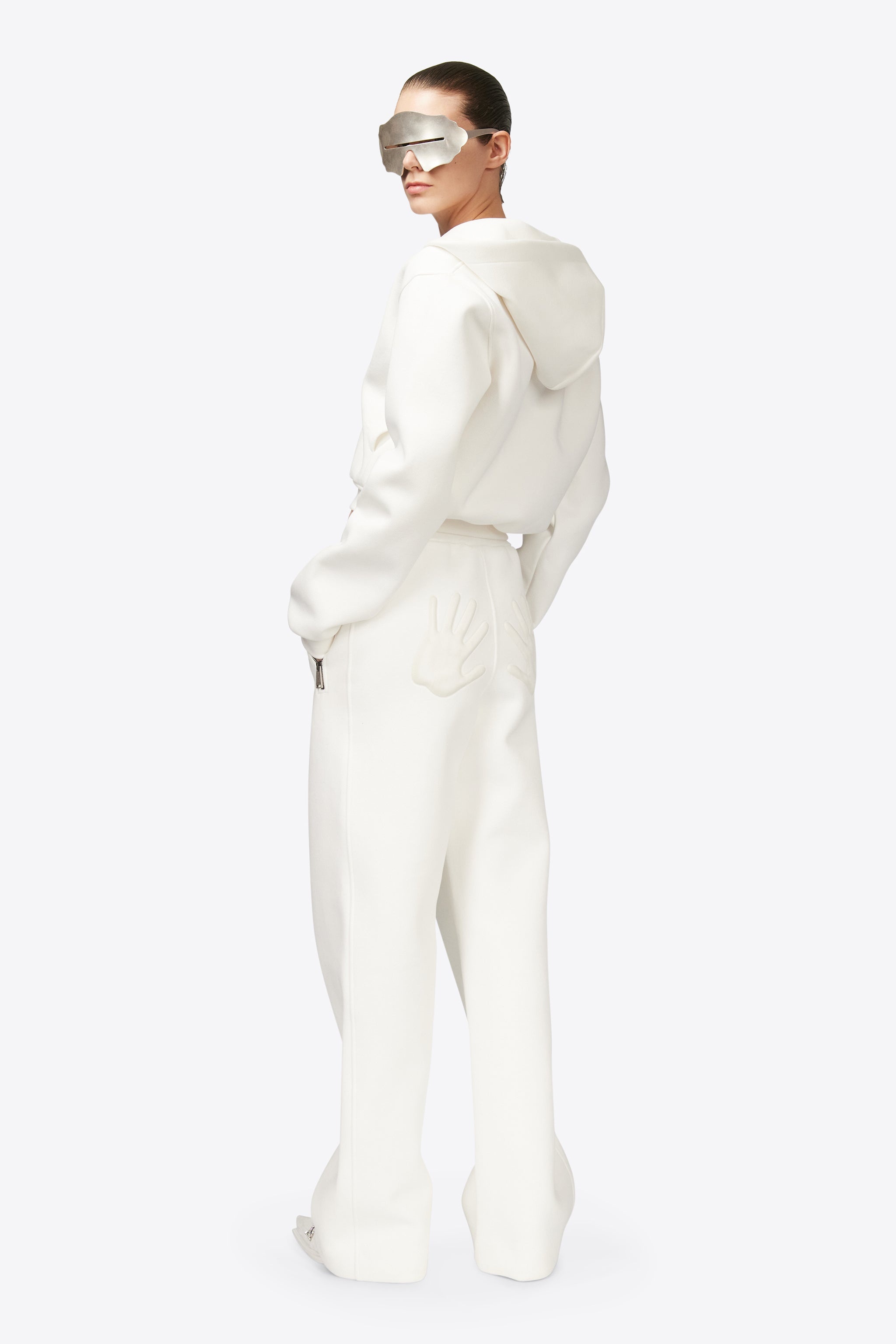 EMBOSSED HANDPRINT HOODIE - 7