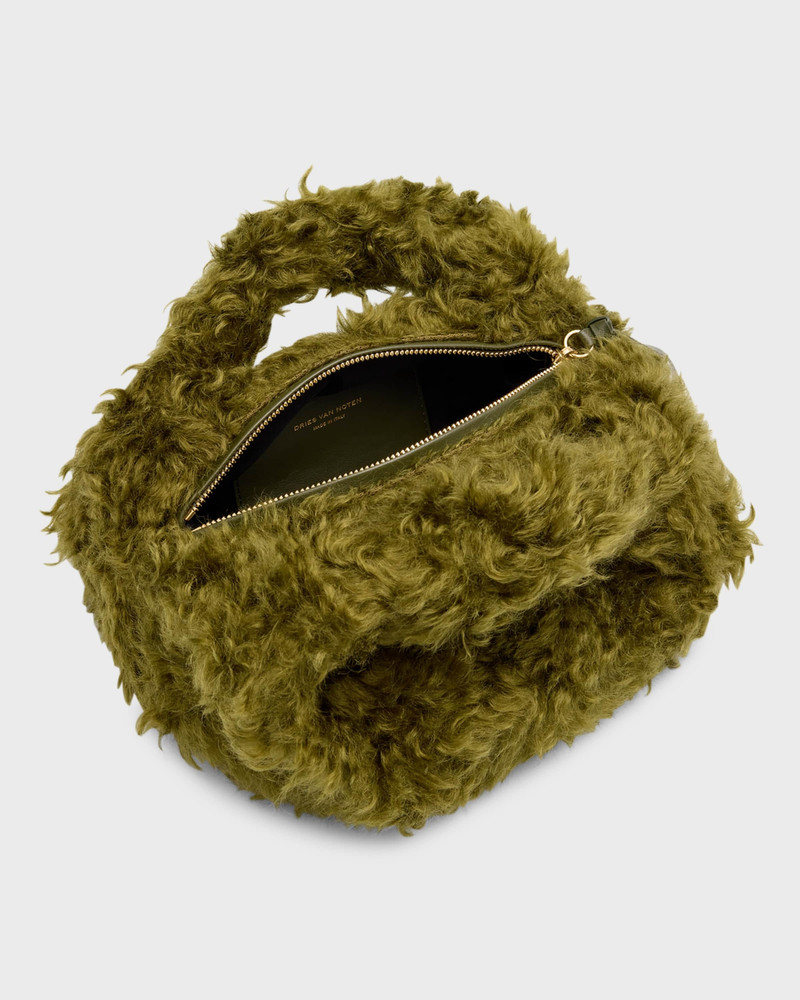 Twister Faux-Fur Top-Handle Bag 3