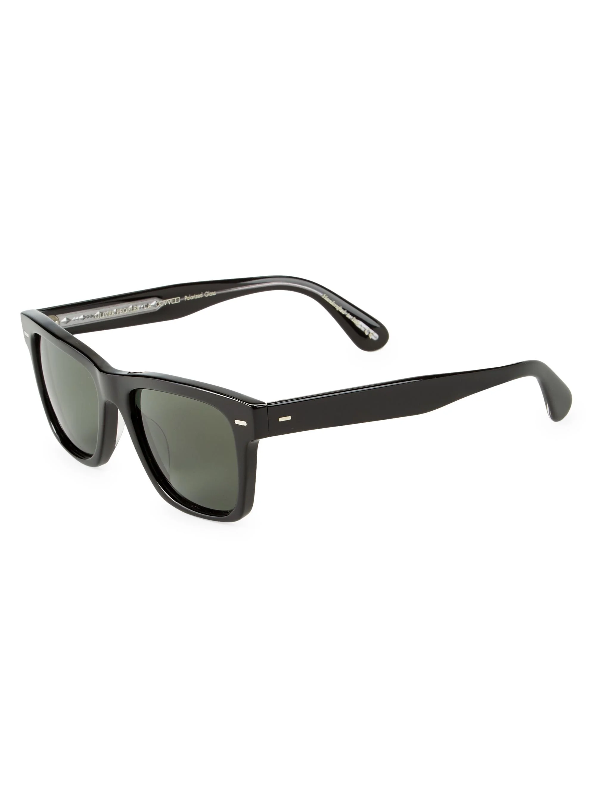Women's Oliver 54MM Wayfarer Sunglasses - Black - 1