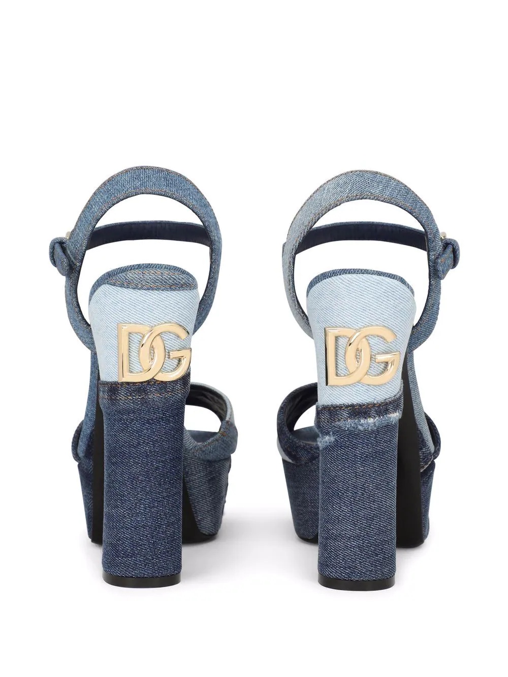 logo-plaque open-toe sandals - 3
