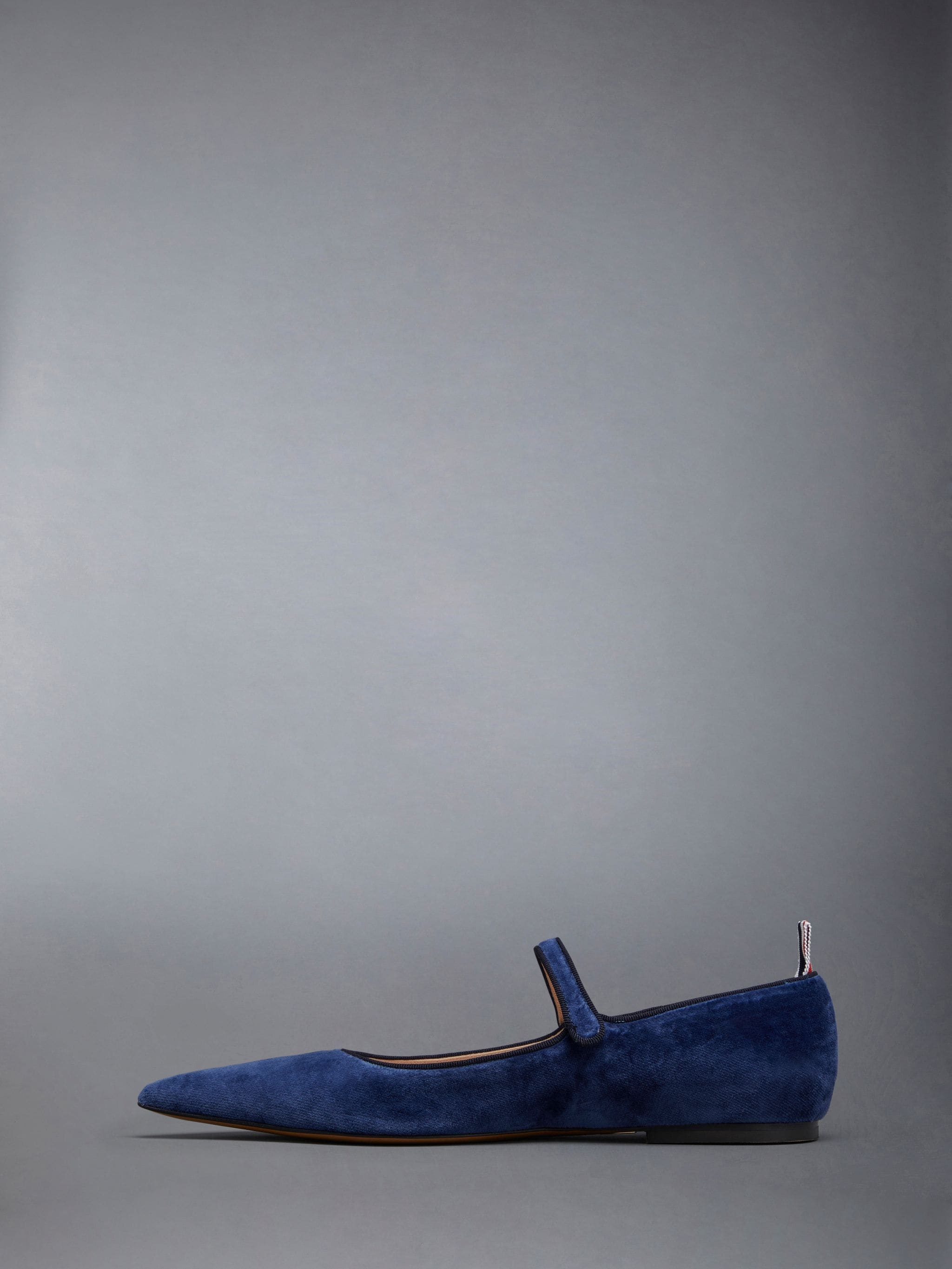 Velvet Pointed Toe Thom John Flat - 3