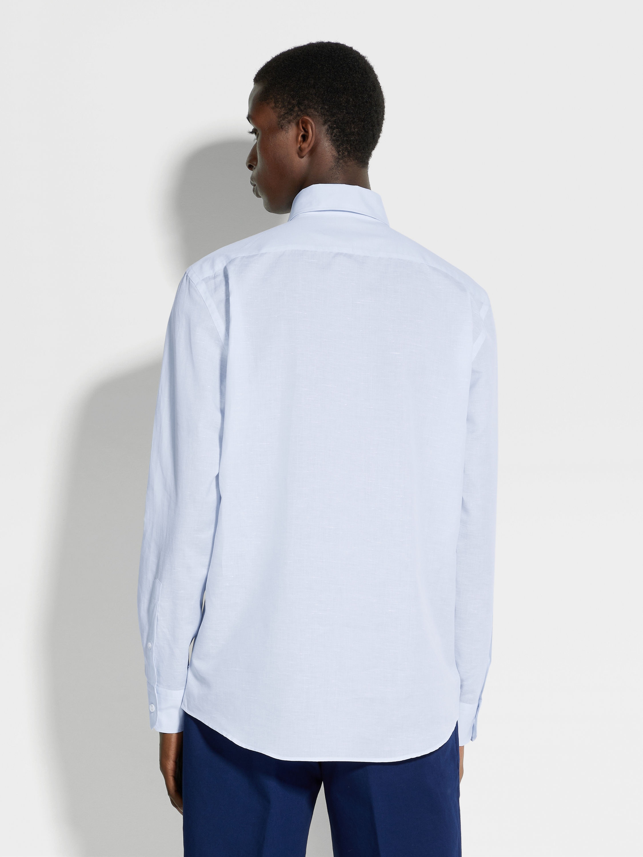 COTTON AND LINEN SHIRT - 5