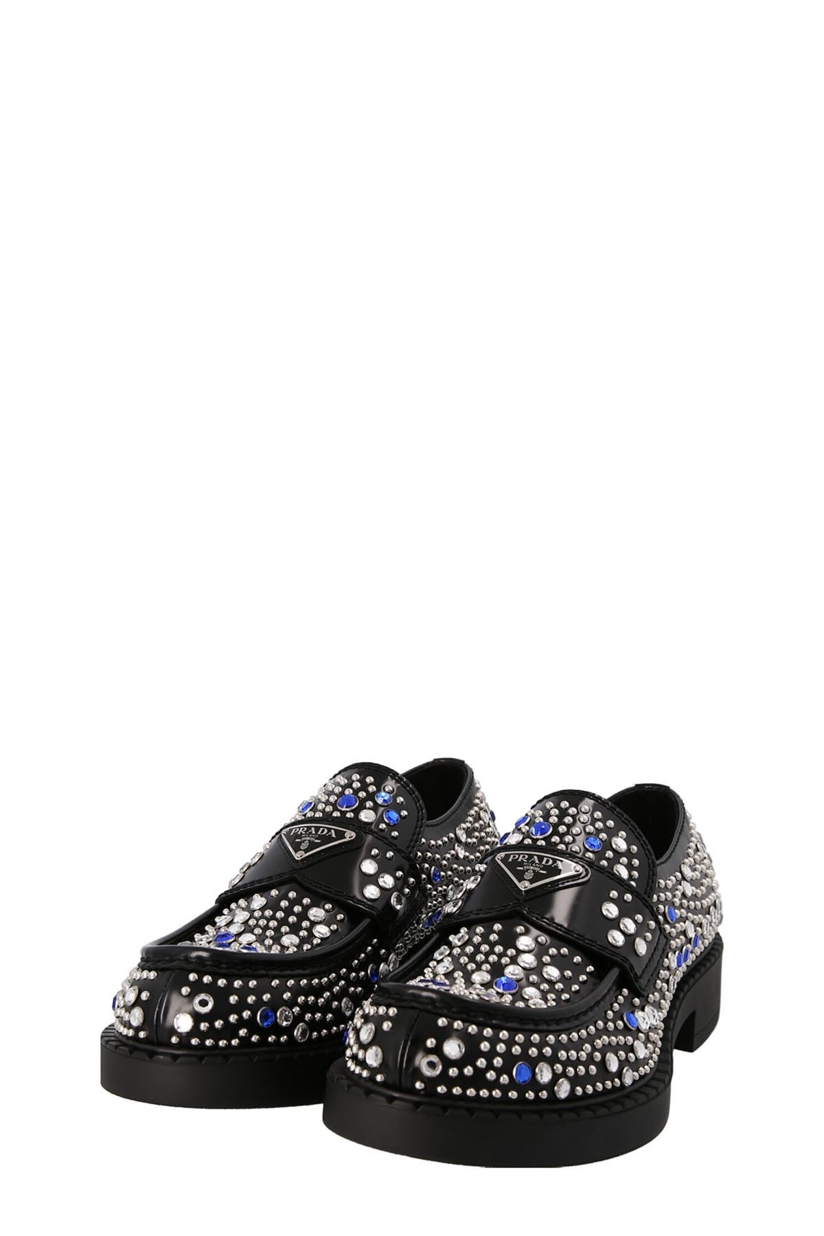 Sequin stud loafers - 4