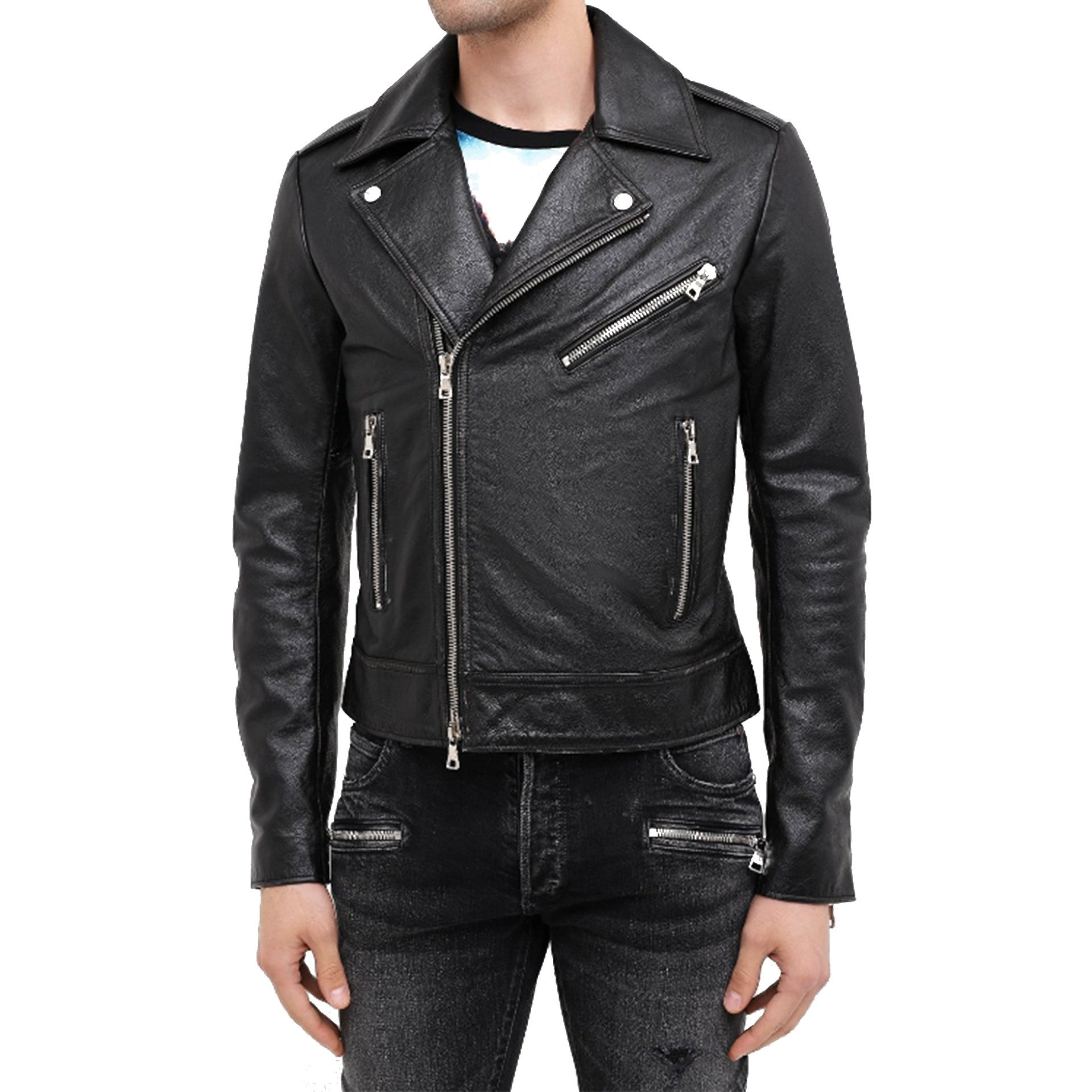 Balmain Leather Jacket Men - 2