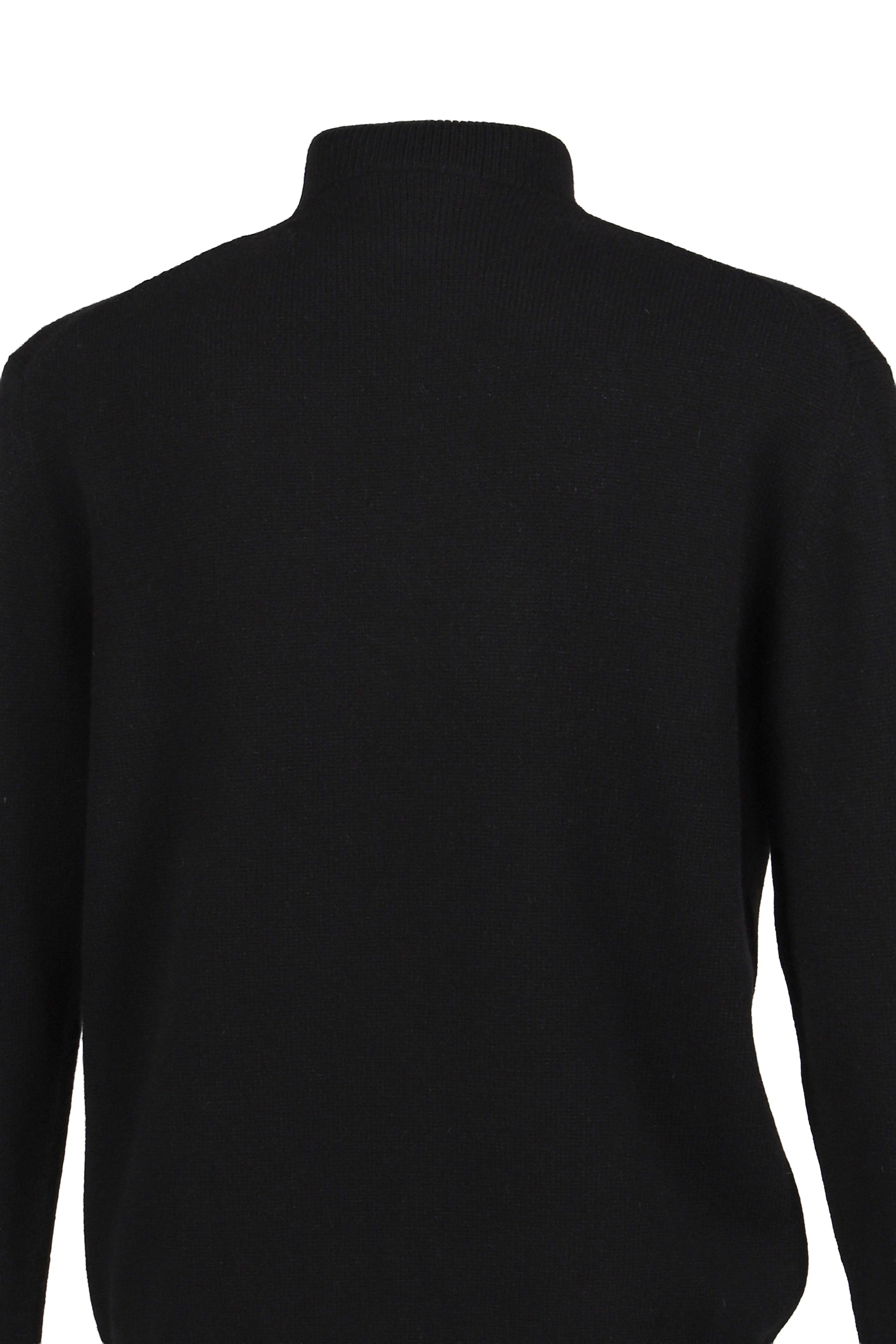 MOCK NECK SWEATER / BLACK - 5
