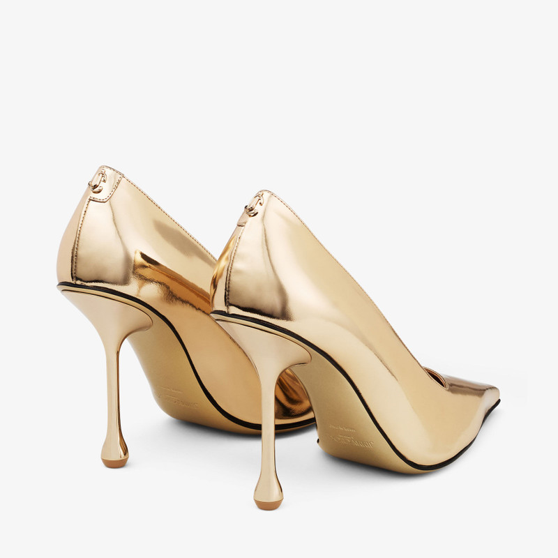 JIMMY CHOO Ixia 95
Gold Liquid Metal Leather Pumps outlook