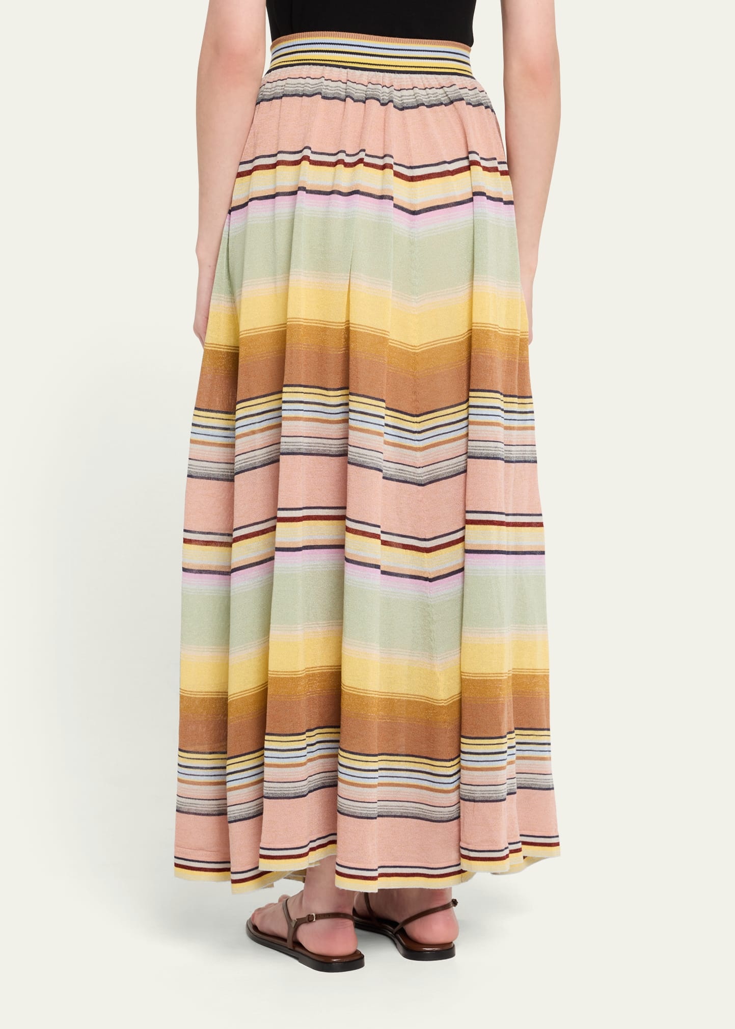 Coco Stripe Circle Skirt - 3