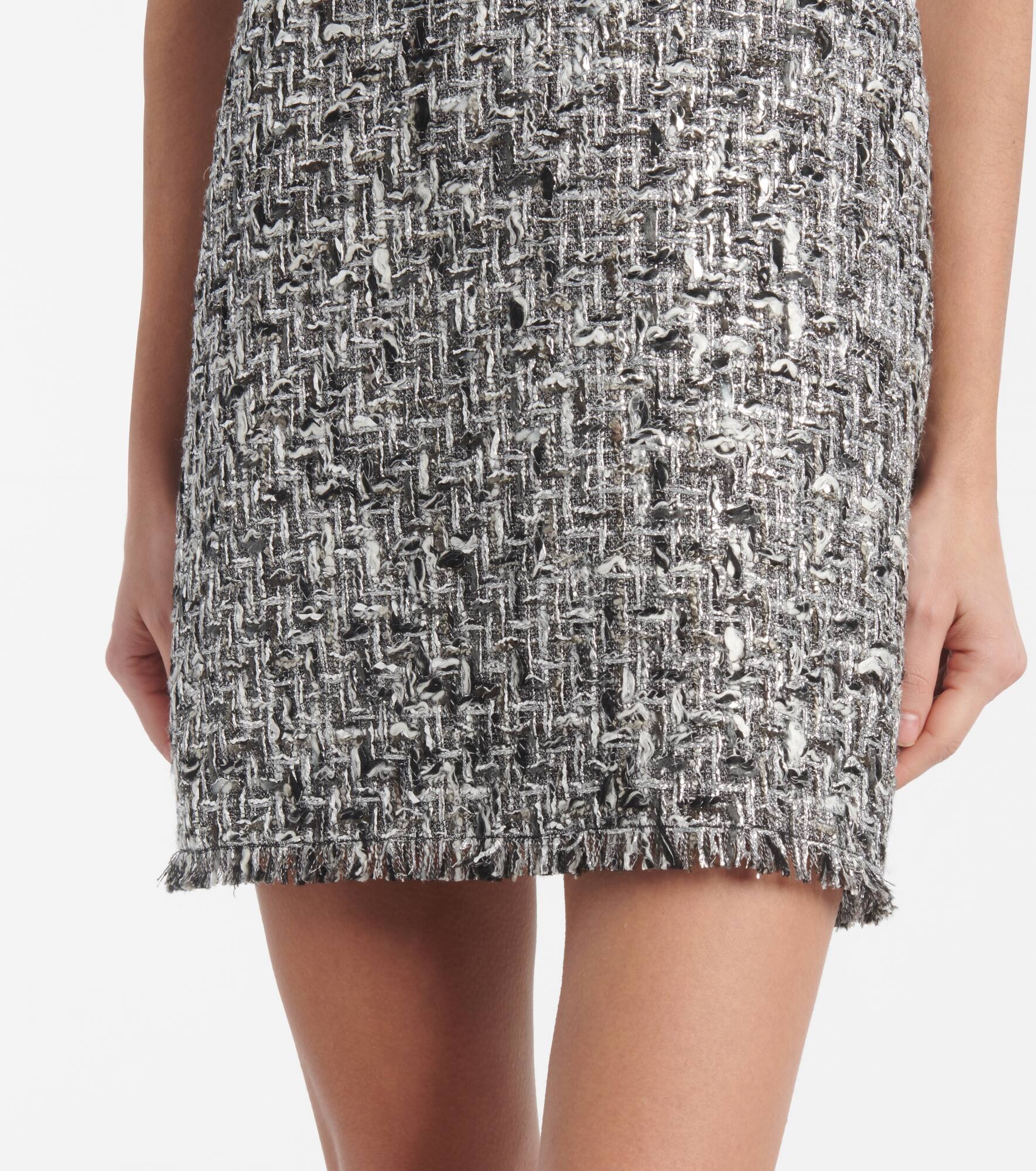 Tweed lamé minidress - 5